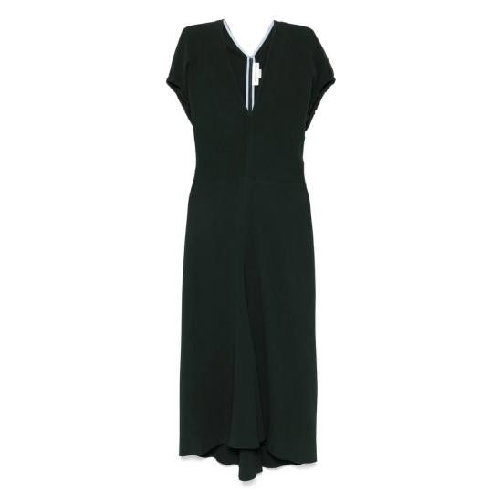 Victoria Beckham VICTORIA BECKHAM Women Dresses 1325WDR006381A DPINE GREEN Size S / US 4 / IT 40 - 1 Thumbnail