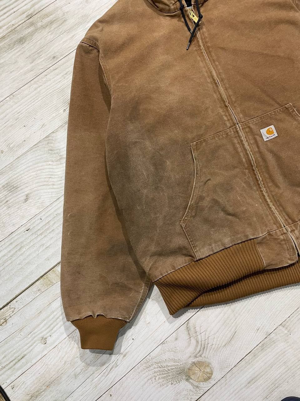Carhartt Vintage Carhartt Active Jacket Faded Distressed Work Bomber Size US XXL / EU 58 / 5 - 5 Thumbnail