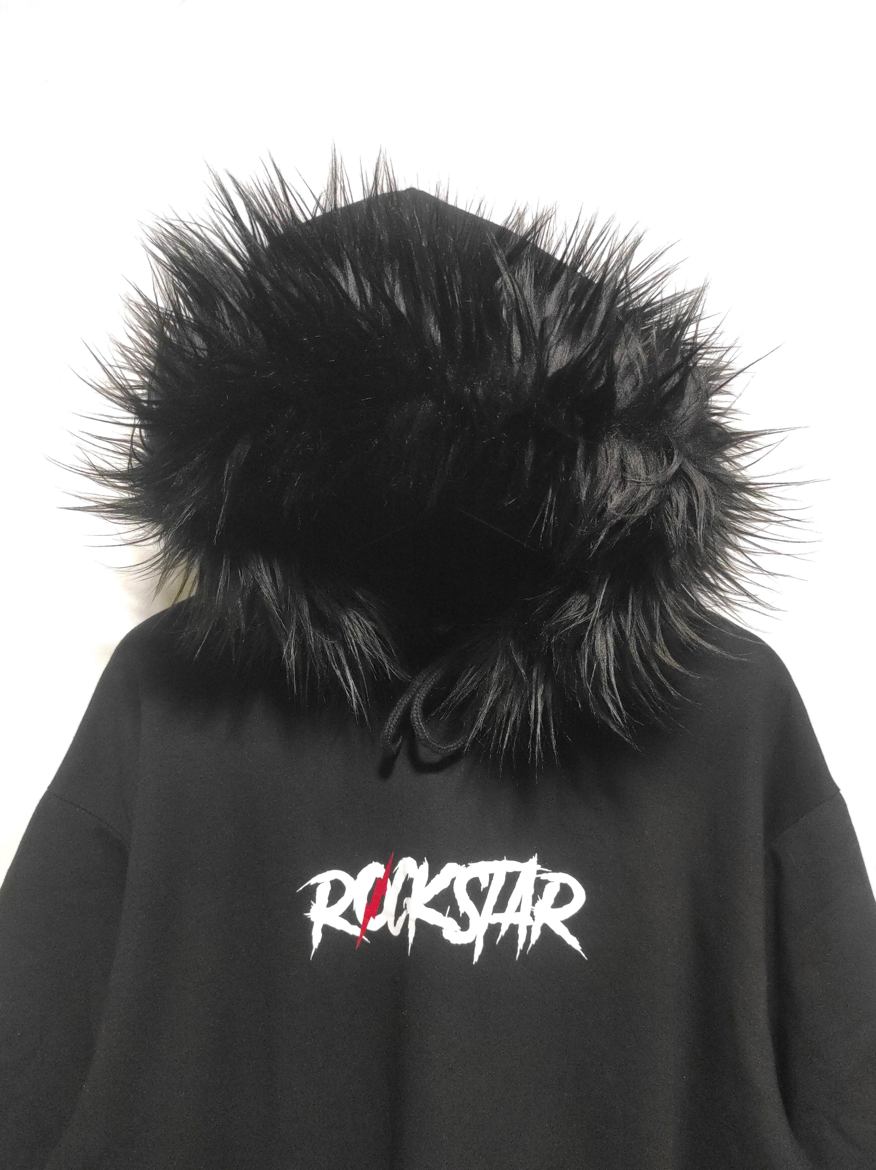 Japanese Brand Rock Psycho fur hoodie ifsix LGB style Size US L / EU 52-54 / 3 - 3 Thumbnail
