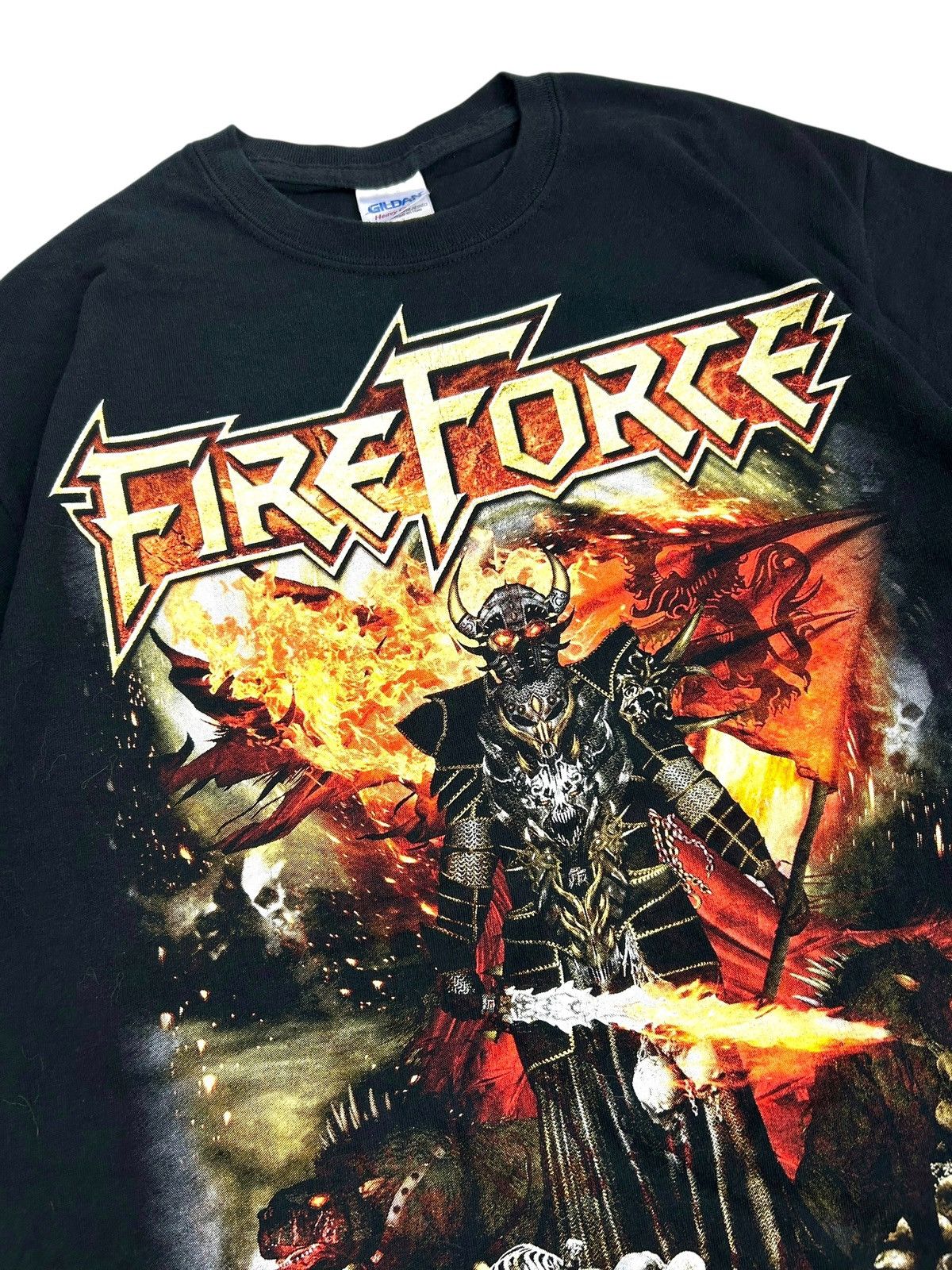 Band Tees Vintage FireForce Deathbriner band rock power metal tee Size US M / EU 48-50 / 2 - 3 Thumbnail