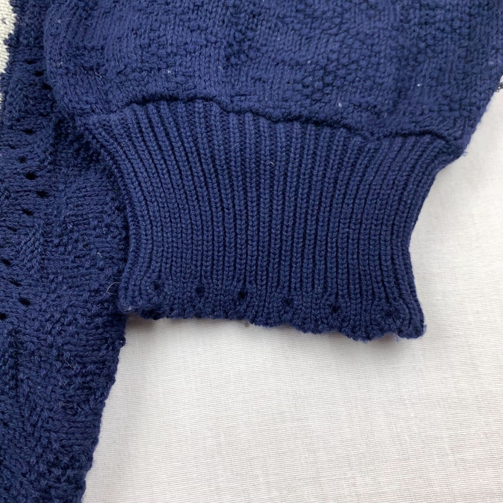 Vintage VINTAGE Bay Point Threads Sweater Womens L Blue Glitter Pullover 90s Knit Crew Neck Long Sleeve Size L / US 10 / IT 46 - 5 Thumbnail