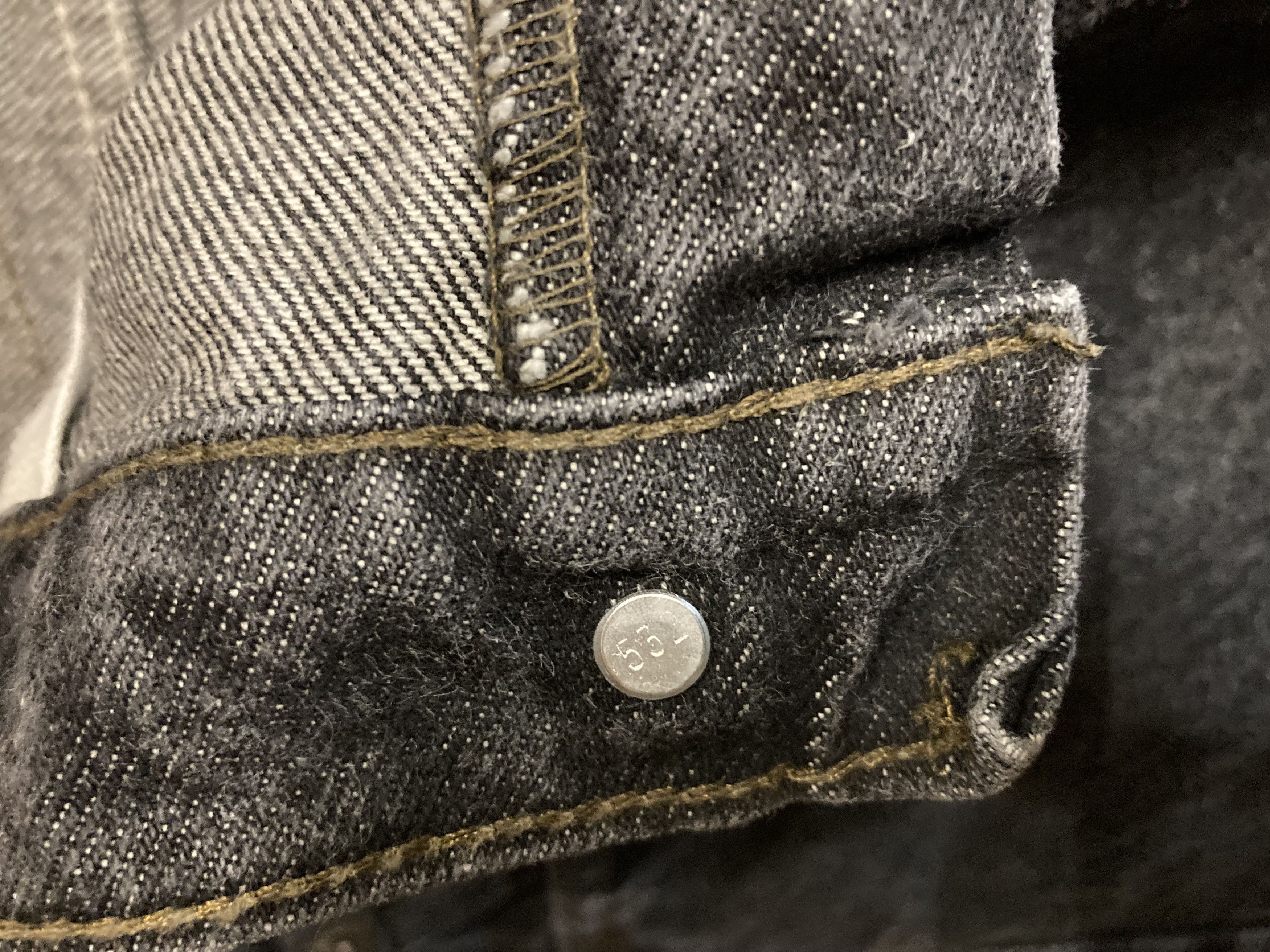 Levi's Vintage Clothing Levis 505 Dark Grey Denim 1994 year Made in USA. Size US 34 / EU 50 - 7 Thumbnail
