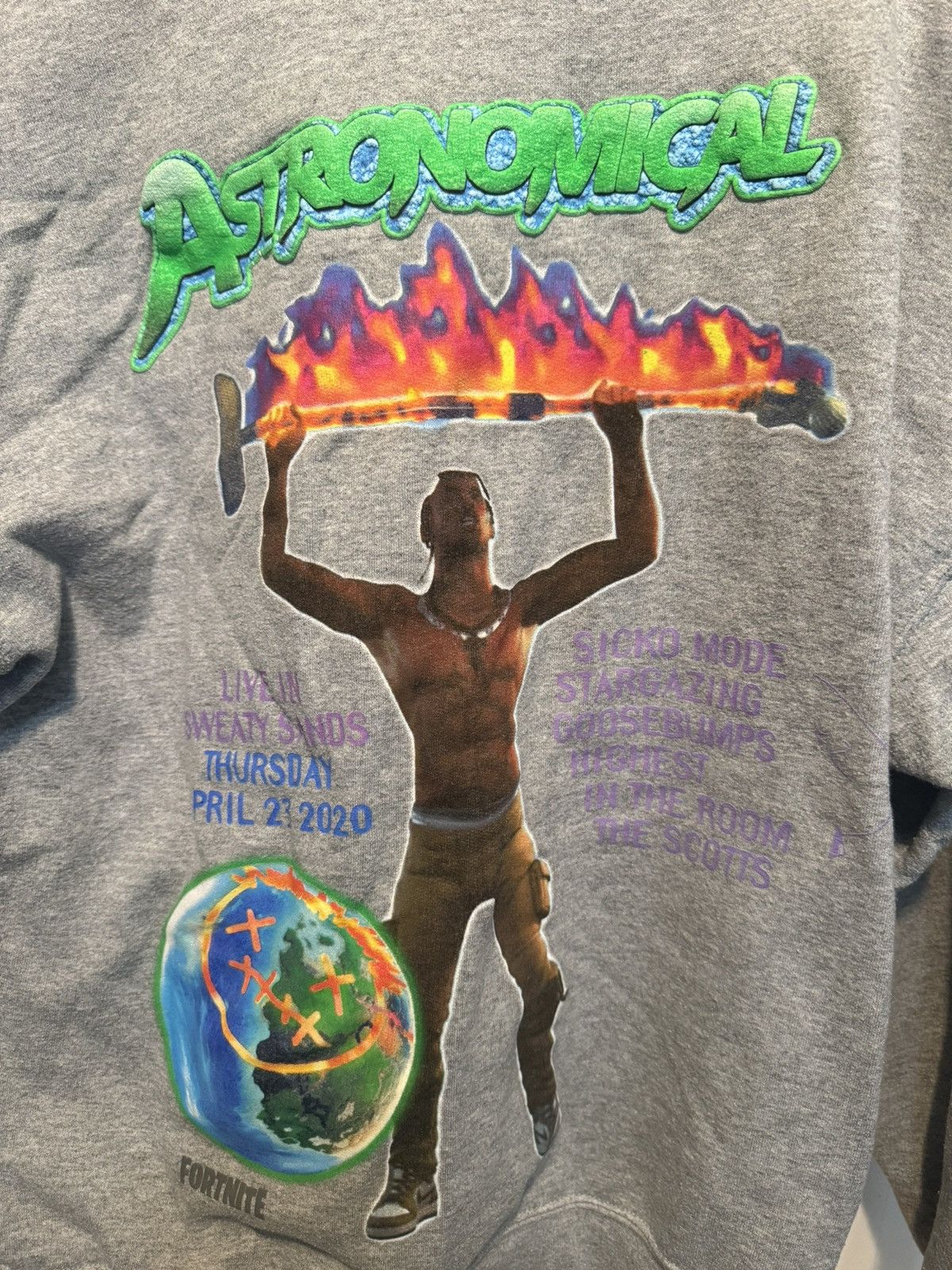 Travis Scott Cactus Jack Travis Scott x Fortnite Graphic Hoodie Size US M / EU 48-50 / 2 - 5 Thumbnail