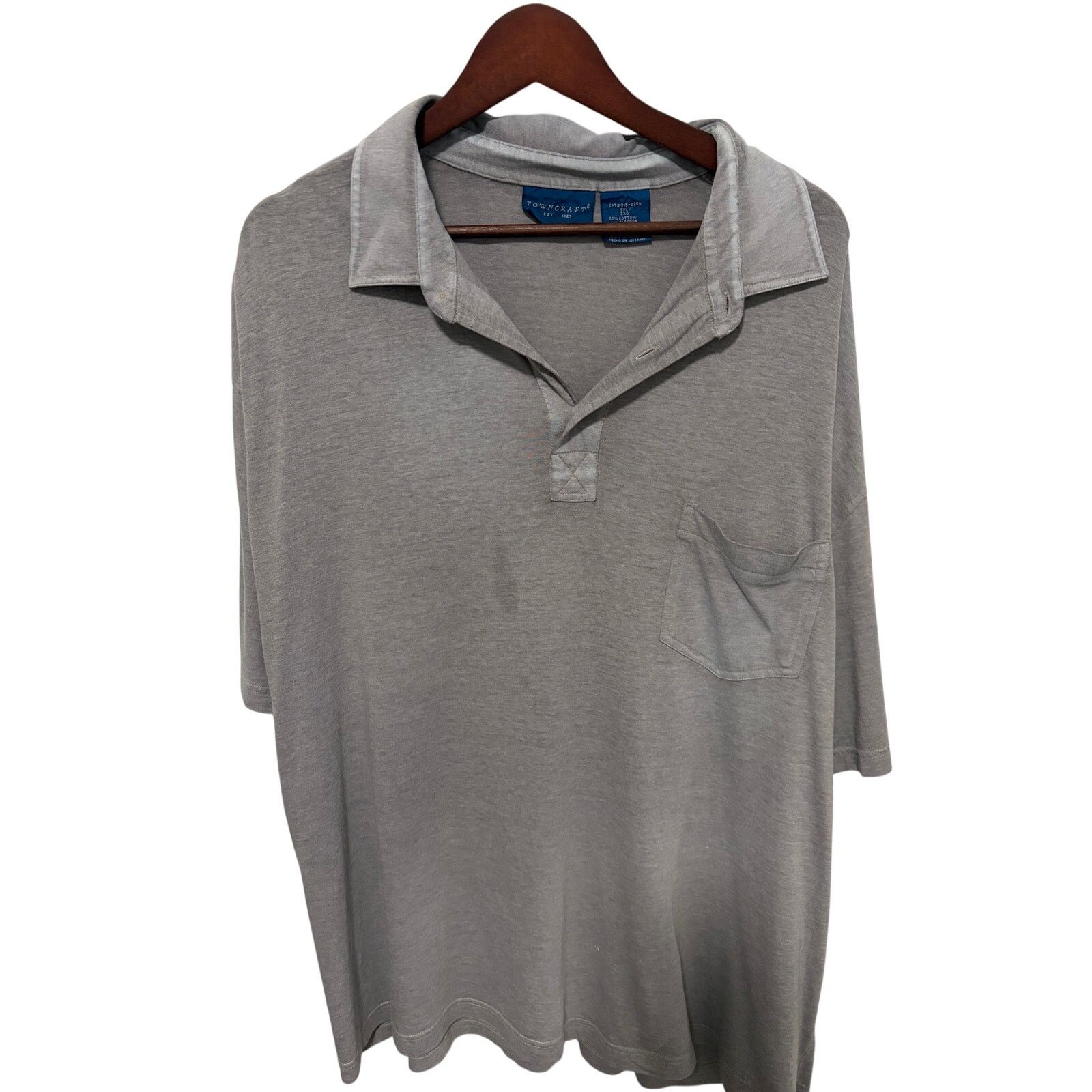 Towncraft Towncraft Grey Polo Shirt Size US XXL / EU 58 / 5 - 1 Preview