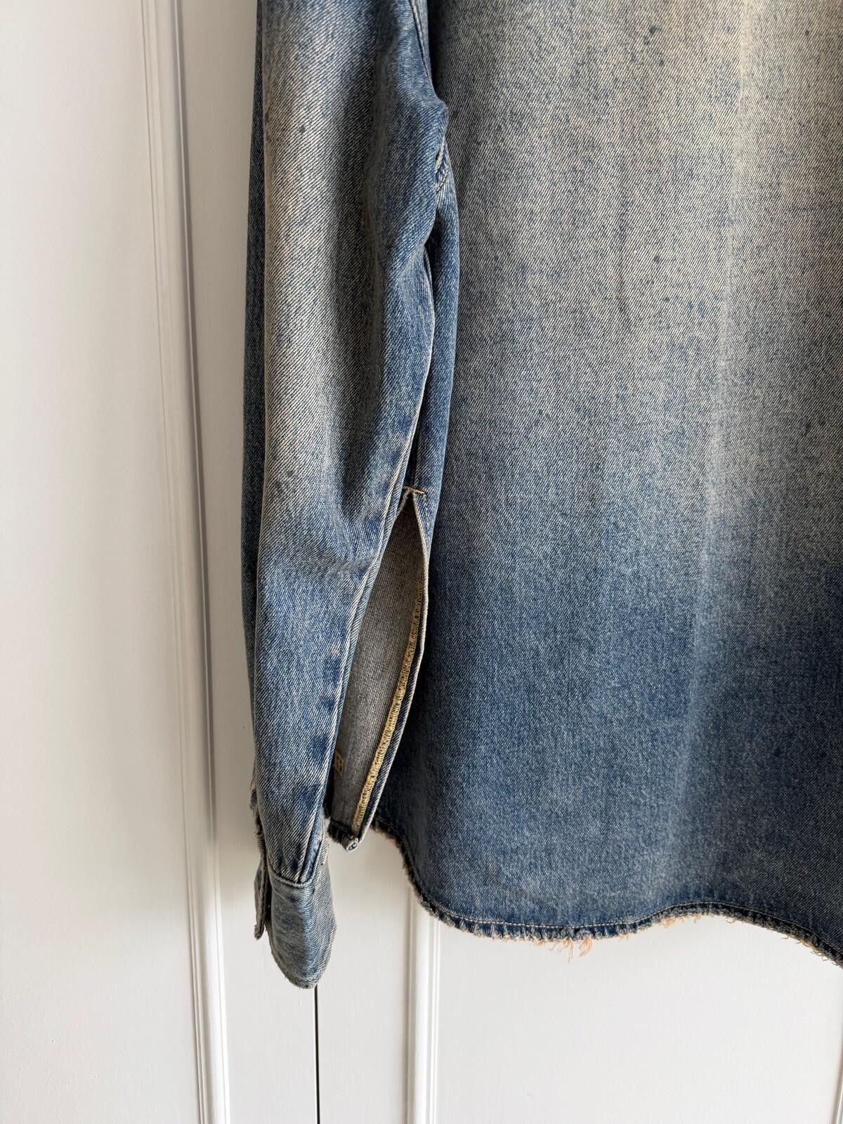 Ksubi new Ksubi womens Oversized Denim Shirt blue small 8 top Size S / US 4 / IT 40 - 7 Thumbnail