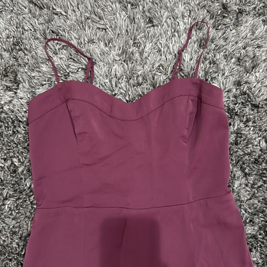 Abercrombie & Fitch Abercrombie & Fitch Camille Midi Dress Dark Purple, Size M Size M / US 6-8 / IT 42-44 - 3 Thumbnail
