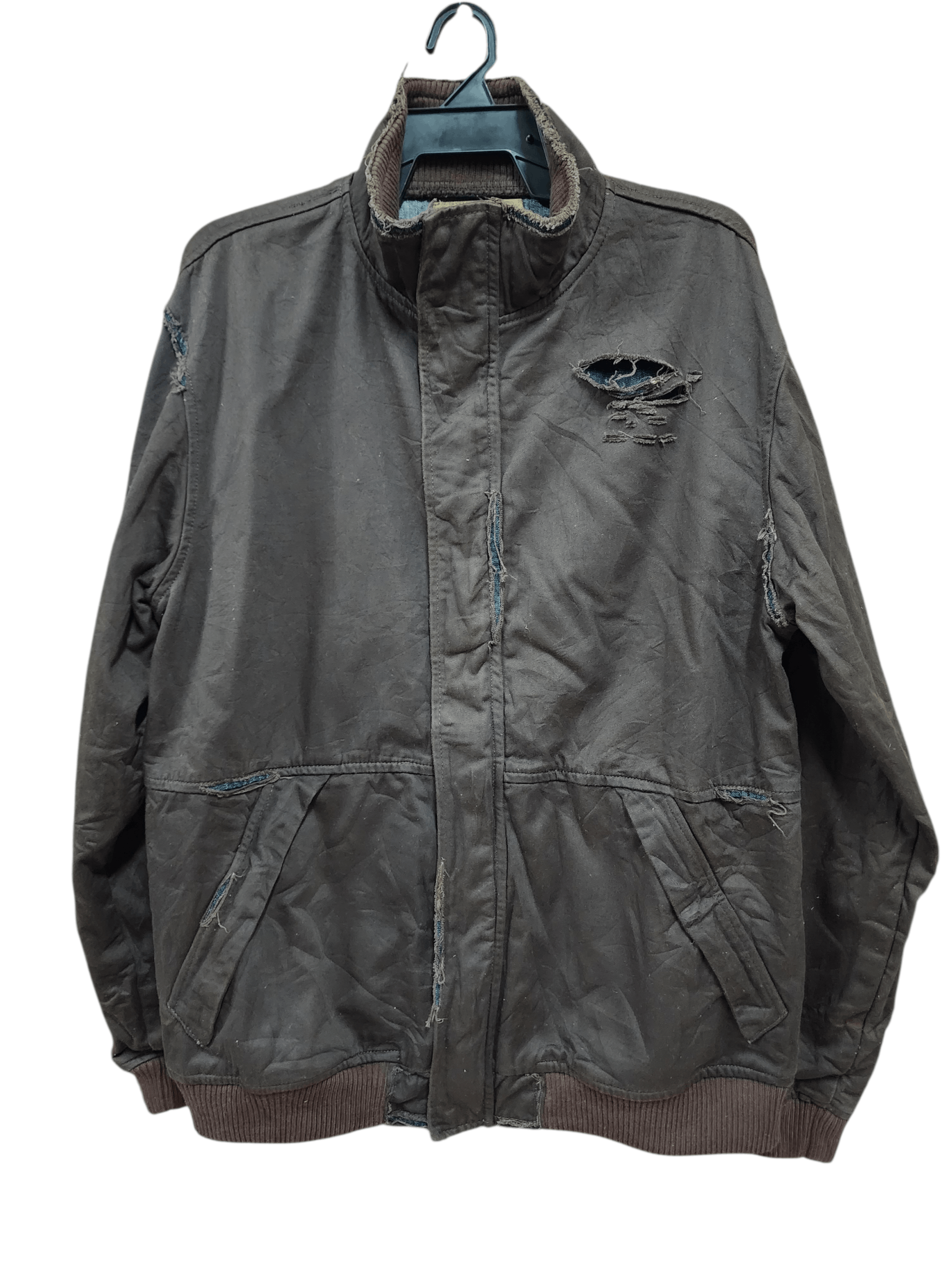 Japanese Brand Newburgh Vintage Distressed G-1 Bomber Jacket Size US L / EU 52-54 / 3 - 1 Thumbnail