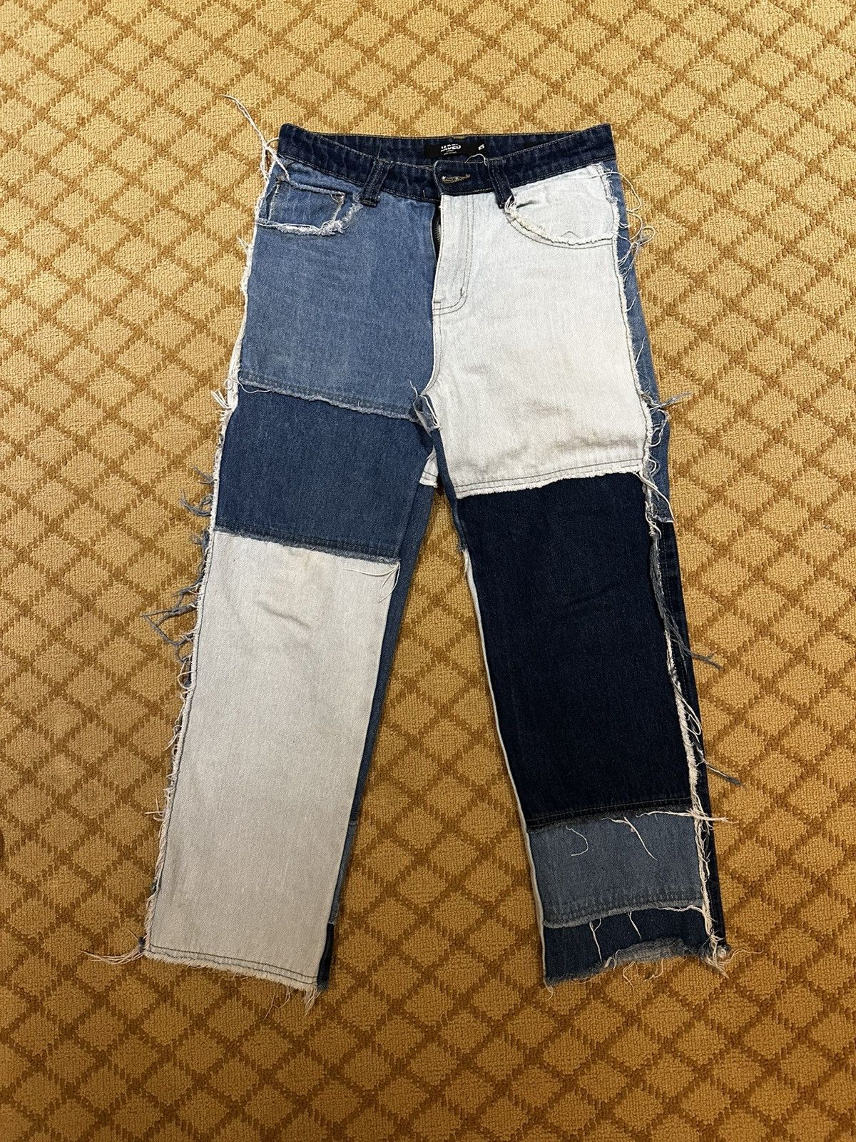 Jaded London Jaded Patchwork Denim Jeans Size US 28 / EU 44 - 1 Thumbnail