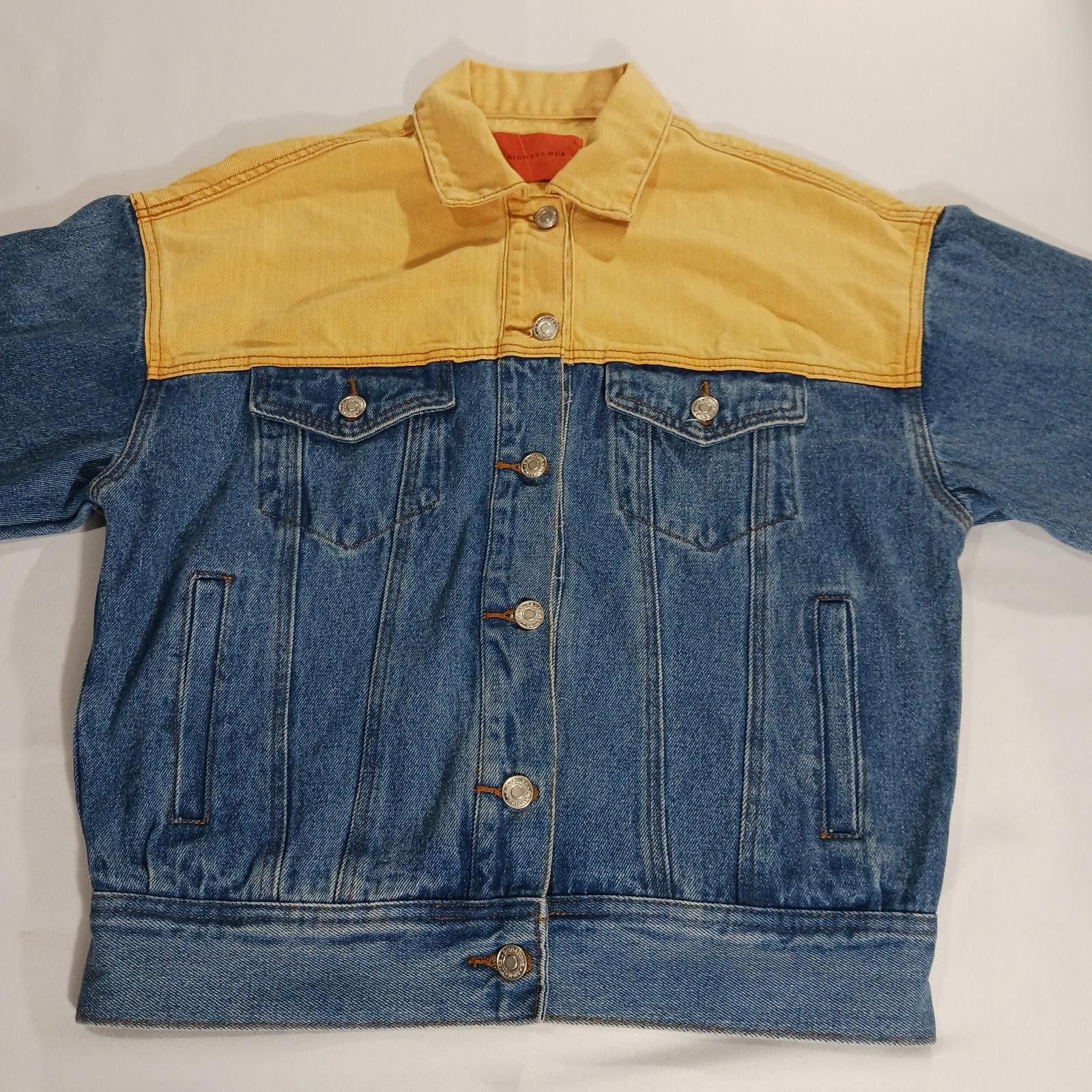 Kirkland Signature Signature 8 Colorbloc S5600 Women Blue Yellow Denim Jacket S Size S / US 4 / IT 40 - 12 Thumbnail