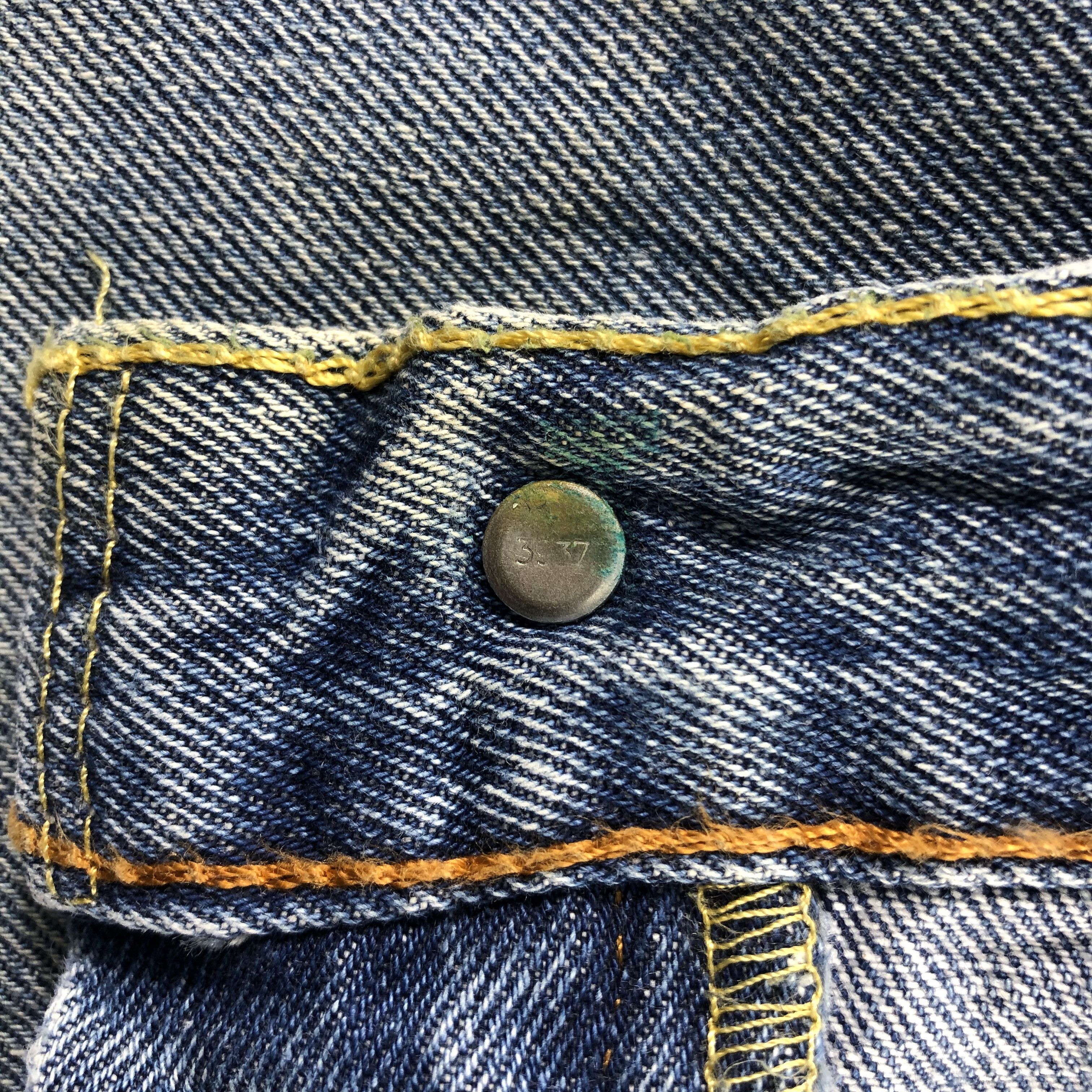 Levi's Vintage Blue Wash Levis 505 Jeans-J2306 Size US 38 / EU 54 - 12 Thumbnail