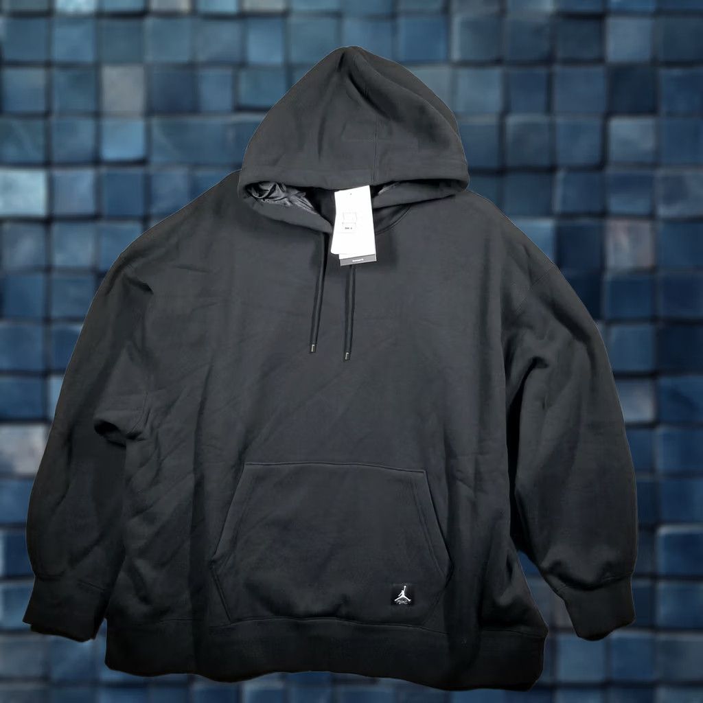 Nike Nike Women's Air Jordan Flight Fleece Pullover Hoodie Black FB5110-010 Large Size L / US 10 / IT 46 - 1 Thumbnail