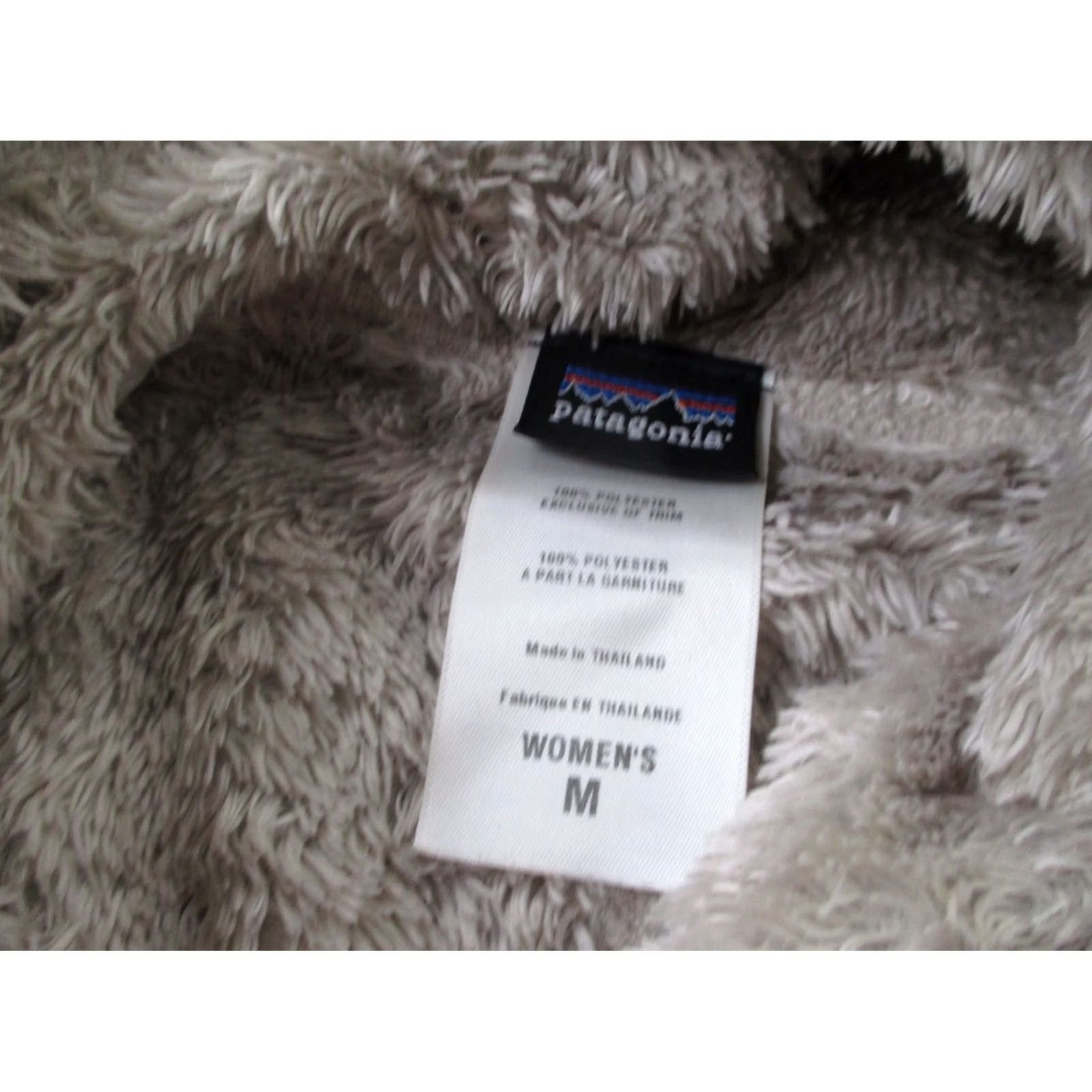 Patagonia Patagonia Jacket Women M Fleece Beiges Basic Jacket Hooded Pockets Thermal Wind-Resistant Outdoor 26415 Size M / US 6-8 / IT 42-44 - 6 Thumbnail