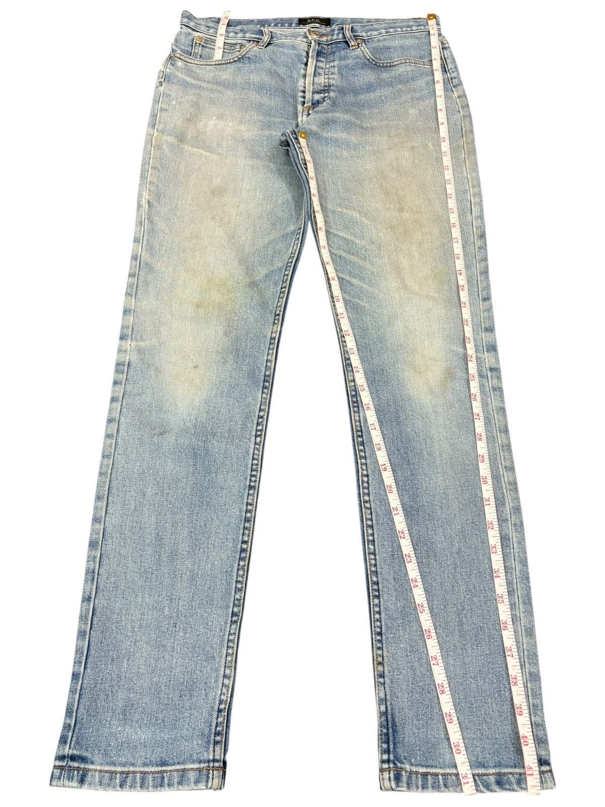 A.P.C. Vintage APC Petit New Standard Mud Wash Jeans Size US 32 / EU 48 - 12 Thumbnail