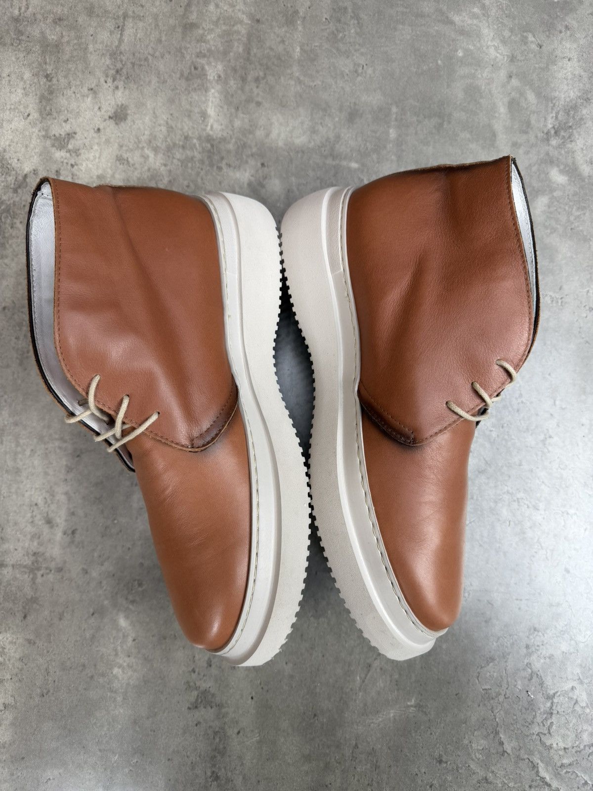 Moreschi Moreschi Leather Desert Boots Brown Size 41 Size US 8 / EU 41 - 7 Thumbnail