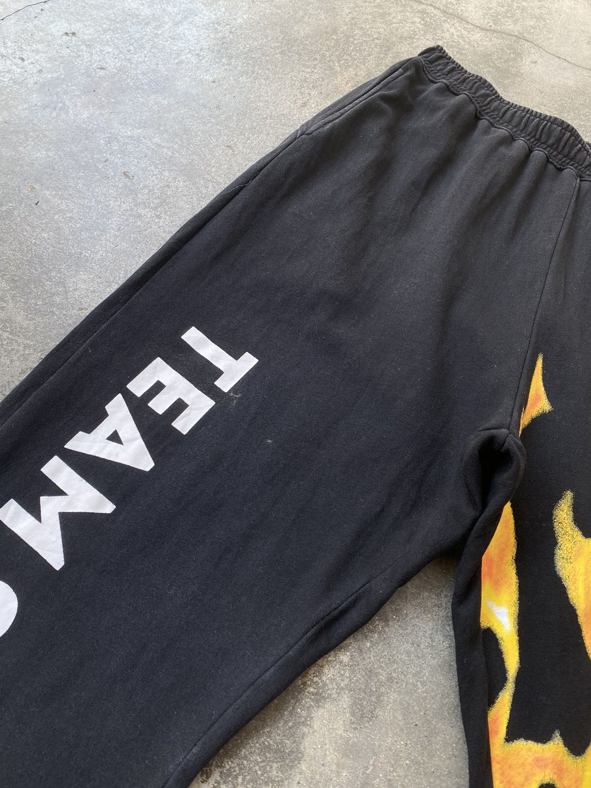 Vintage Vintage Team Satan 666 Flame Jogger Pants Size US 32 / EU 48 - 6 Thumbnail