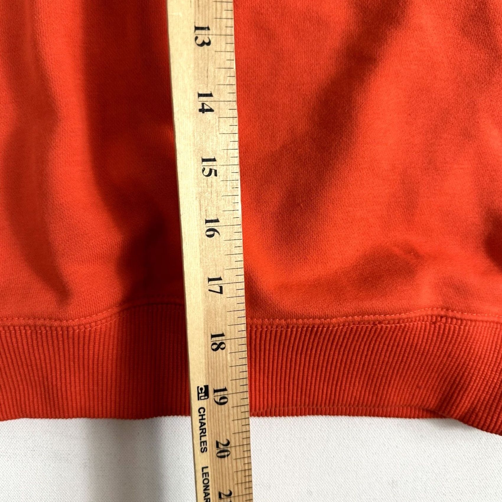 Zara Zara Hoodie California Long Sleeve Pullover Casual Women Size 9 Orange 100% Cotton Fleece Regular Sweatshirt PullOver solid Outdoor Sports Womens Size M / US 6-8 / IT 42-44 - 8 Thumbnail