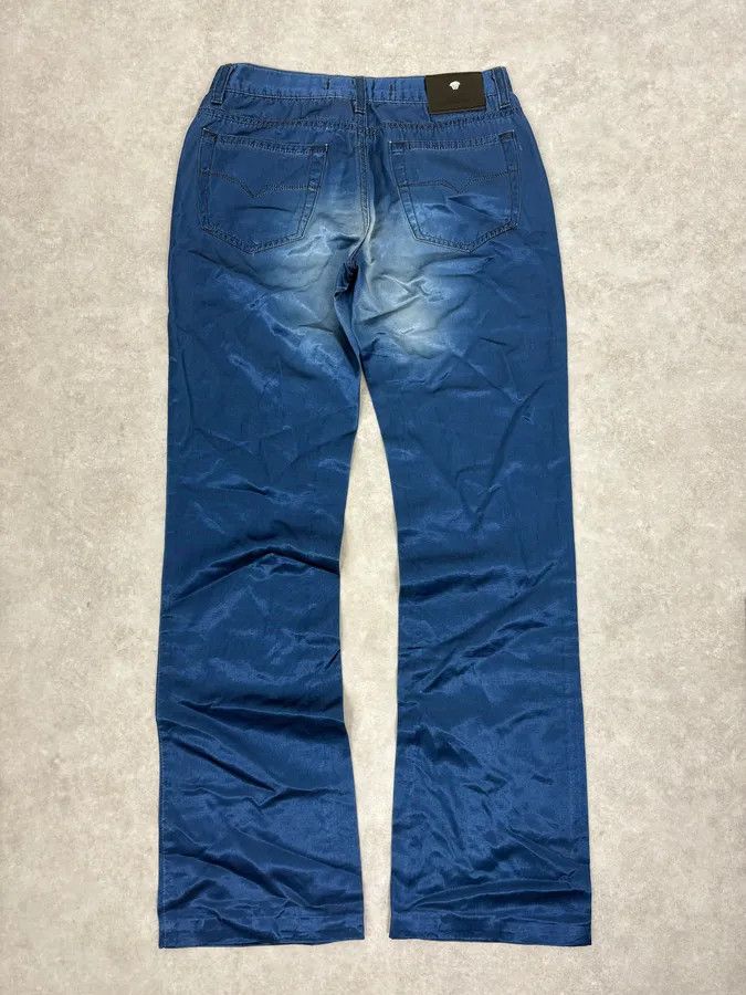 Versace 2000s Versace Royal Blue Faded Pants Size 25" / US 0 / IT 36 - 7 Thumbnail