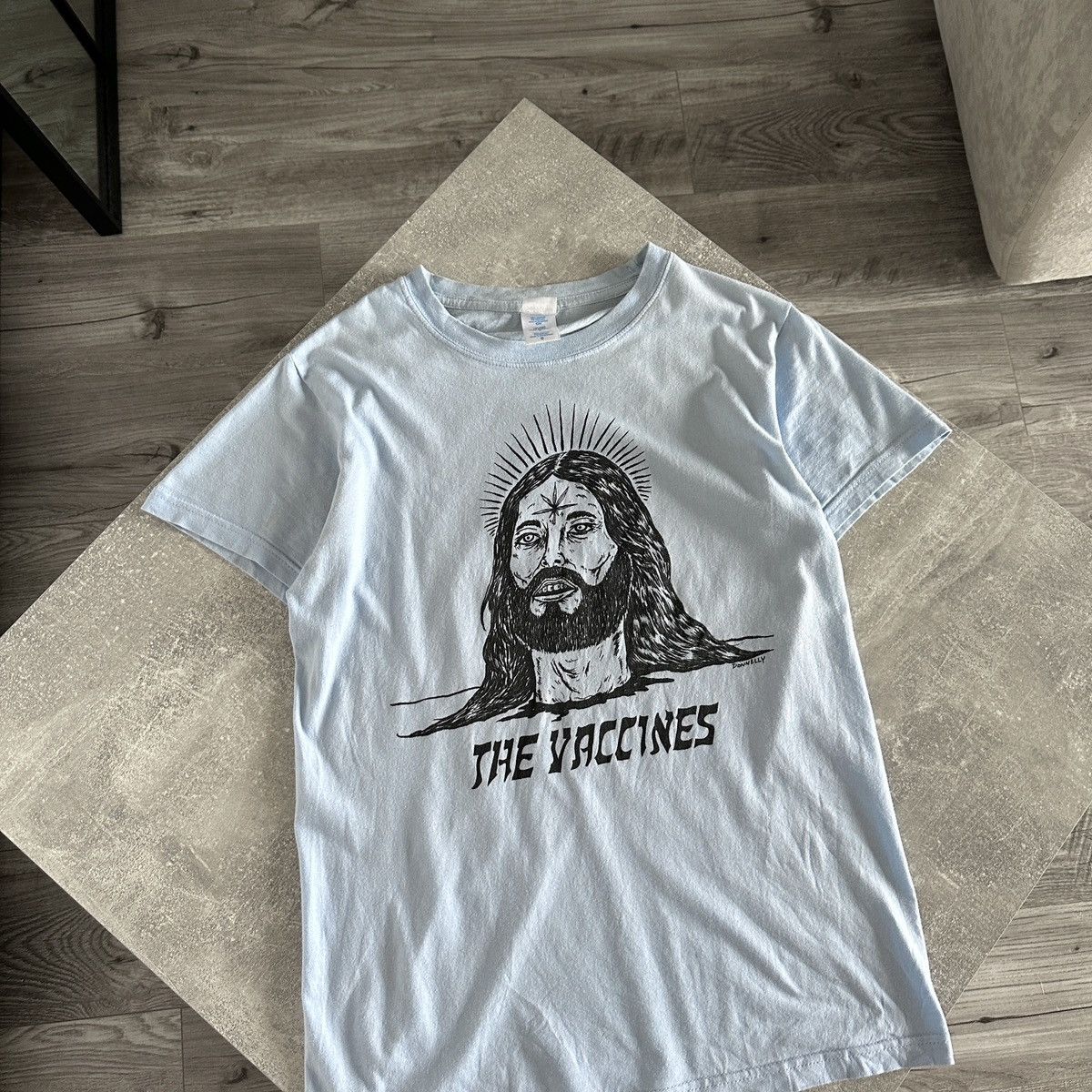Band Tees Vintage 00s The Vaccines Jesus High Weed tour tee indie y2k Size US S / EU 44-46 / 1 - 3 Thumbnail