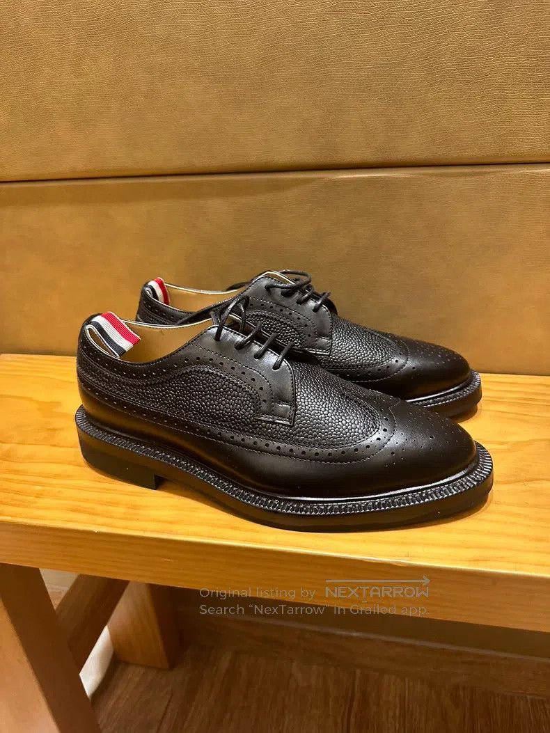 Thom Browne Thom Browne Black leather shoes Size US 7 / EU 40 - 3 Thumbnail