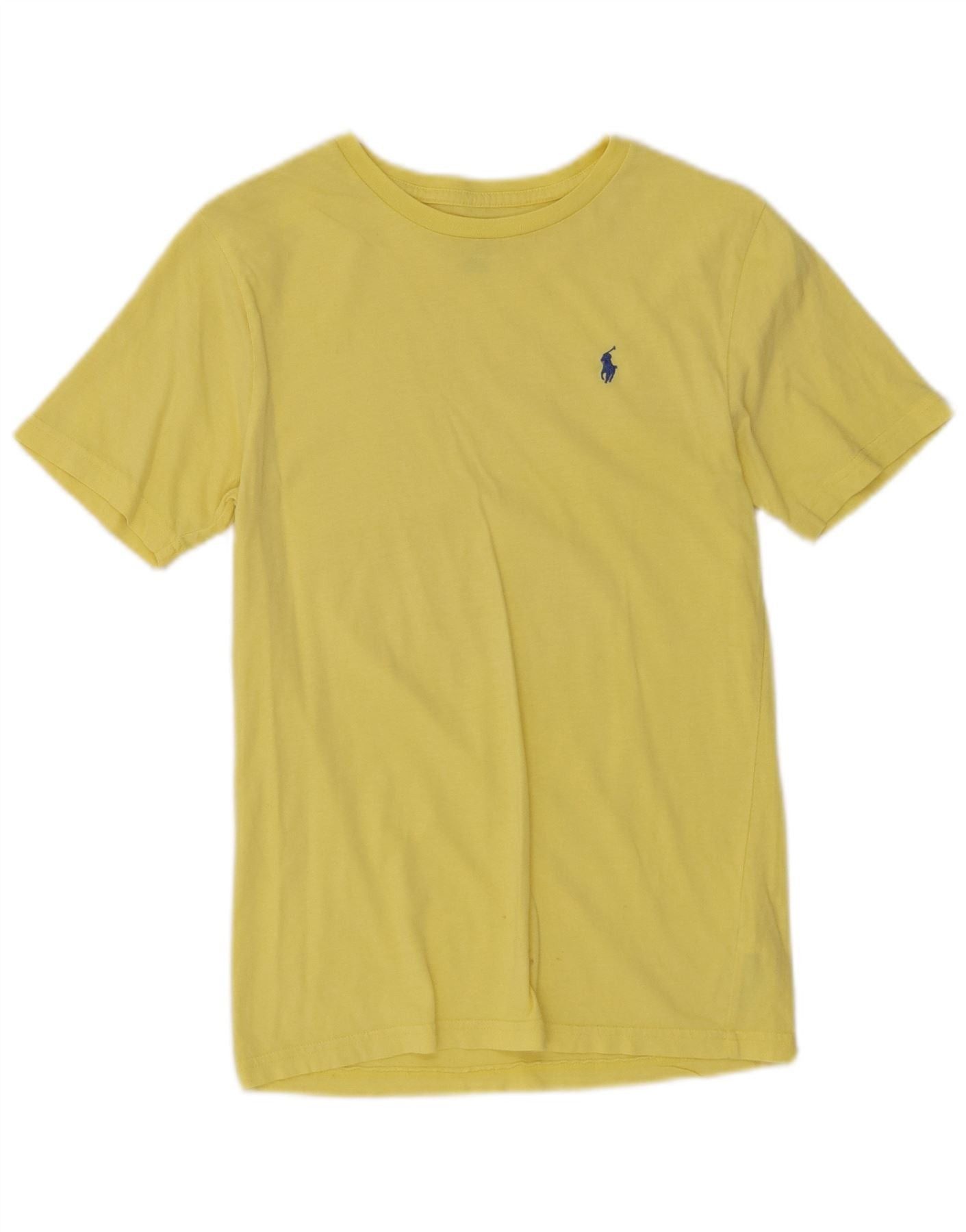 Polo Ralph Lauren Girls T-Shirt Top 10-11 Years Medium Yellow Cotton Size XXS / US 00 / IT 34 - 1 Thumbnail