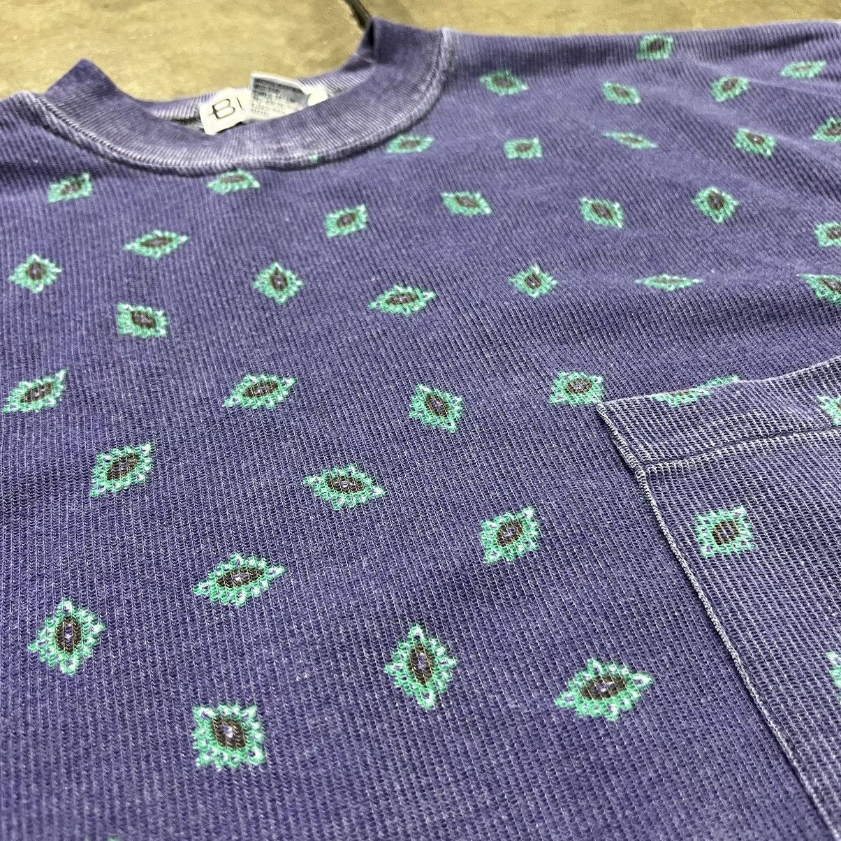 Vintage Vintage 80s 90s Surf T Shirt Pocket Tee Faded Boxy Oversized Size US L / EU 52-54 / 3 - 5 Thumbnail
