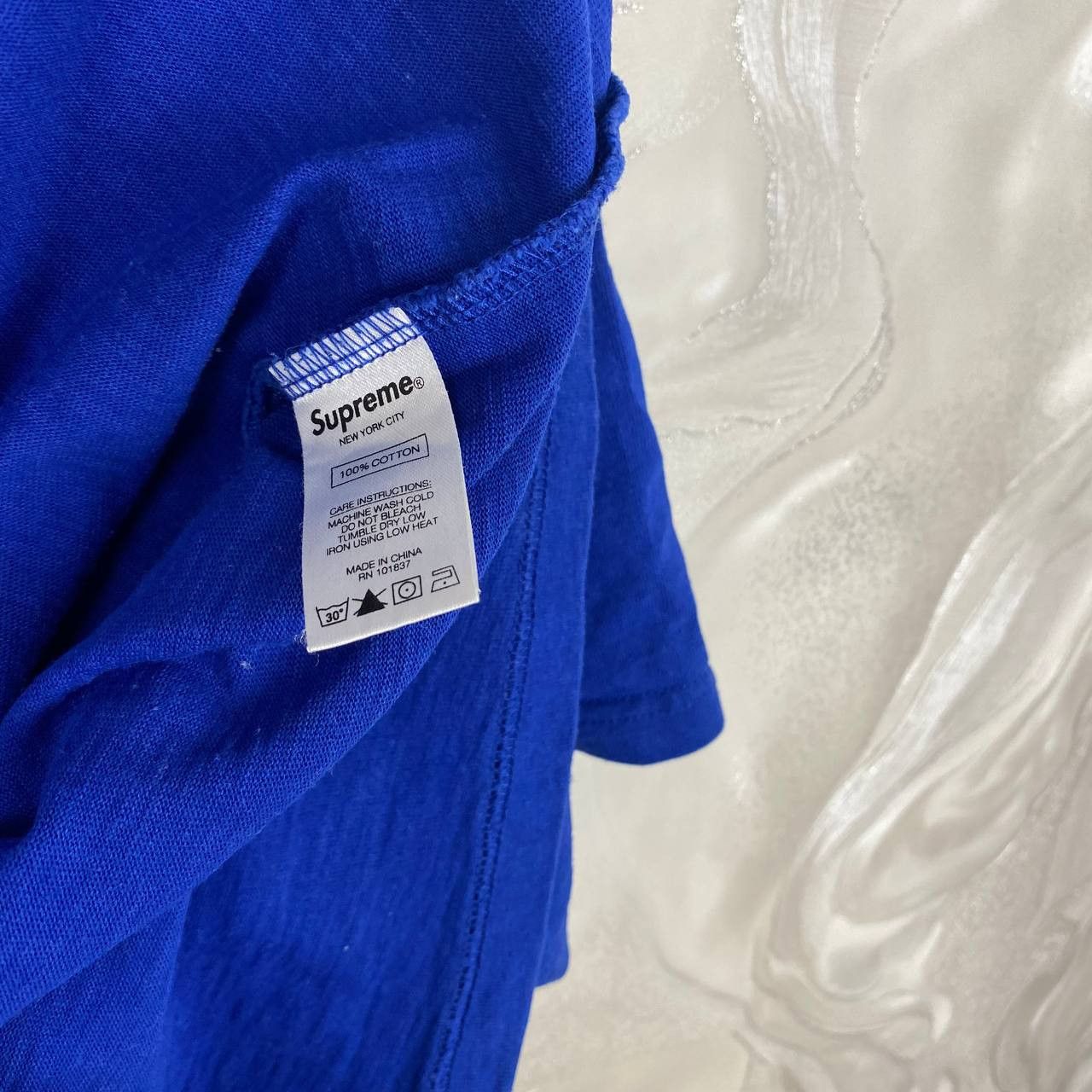 Supreme Supreme Pocket T-Shirt Tee Royal Blue Size M Size US M / EU 48-50 / 2 - 9 Thumbnail