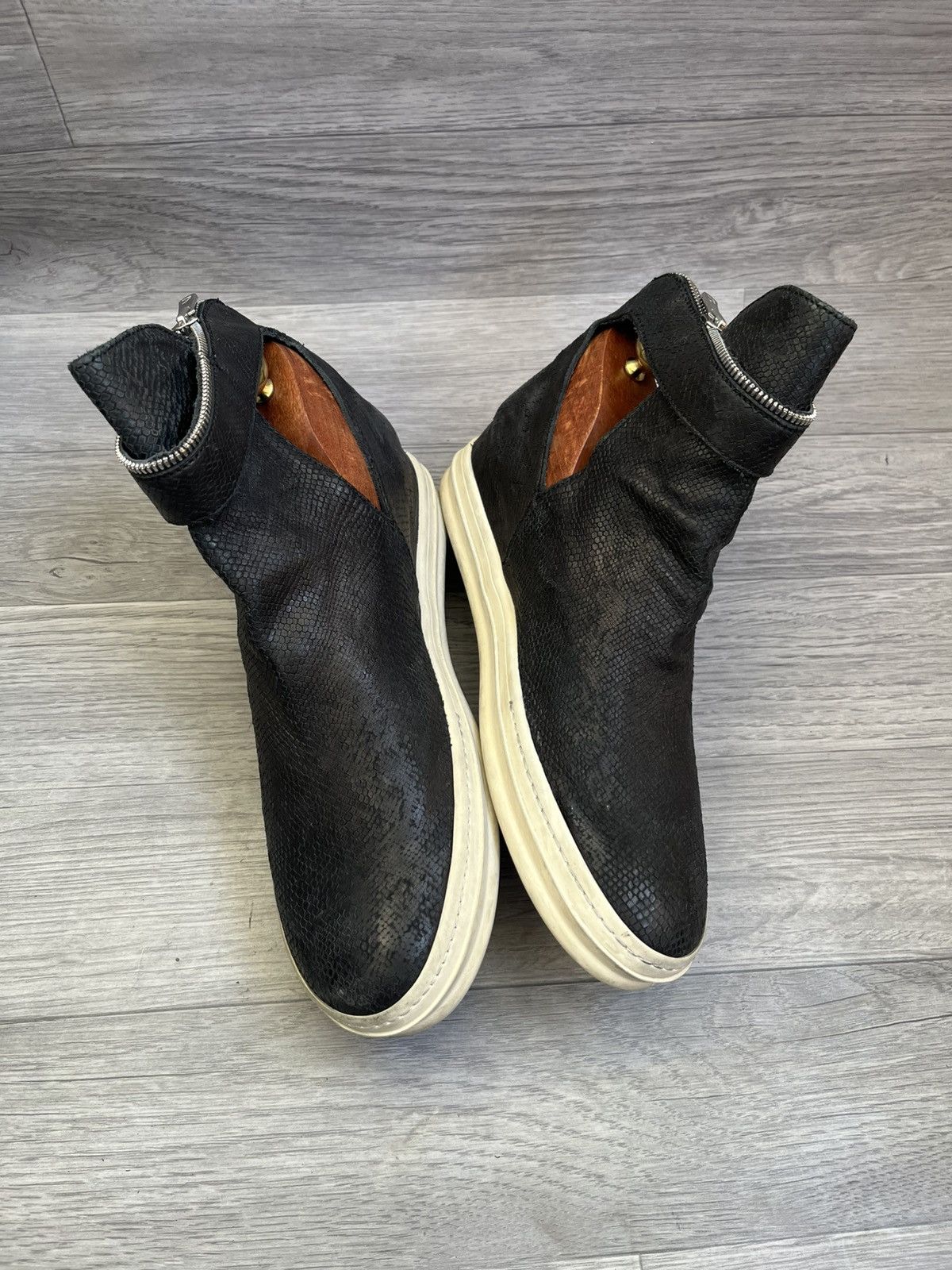 Officine Creative Officine creative snake skin ramones high top sneakers Size US 7 / EU 40 - 10 Thumbnail