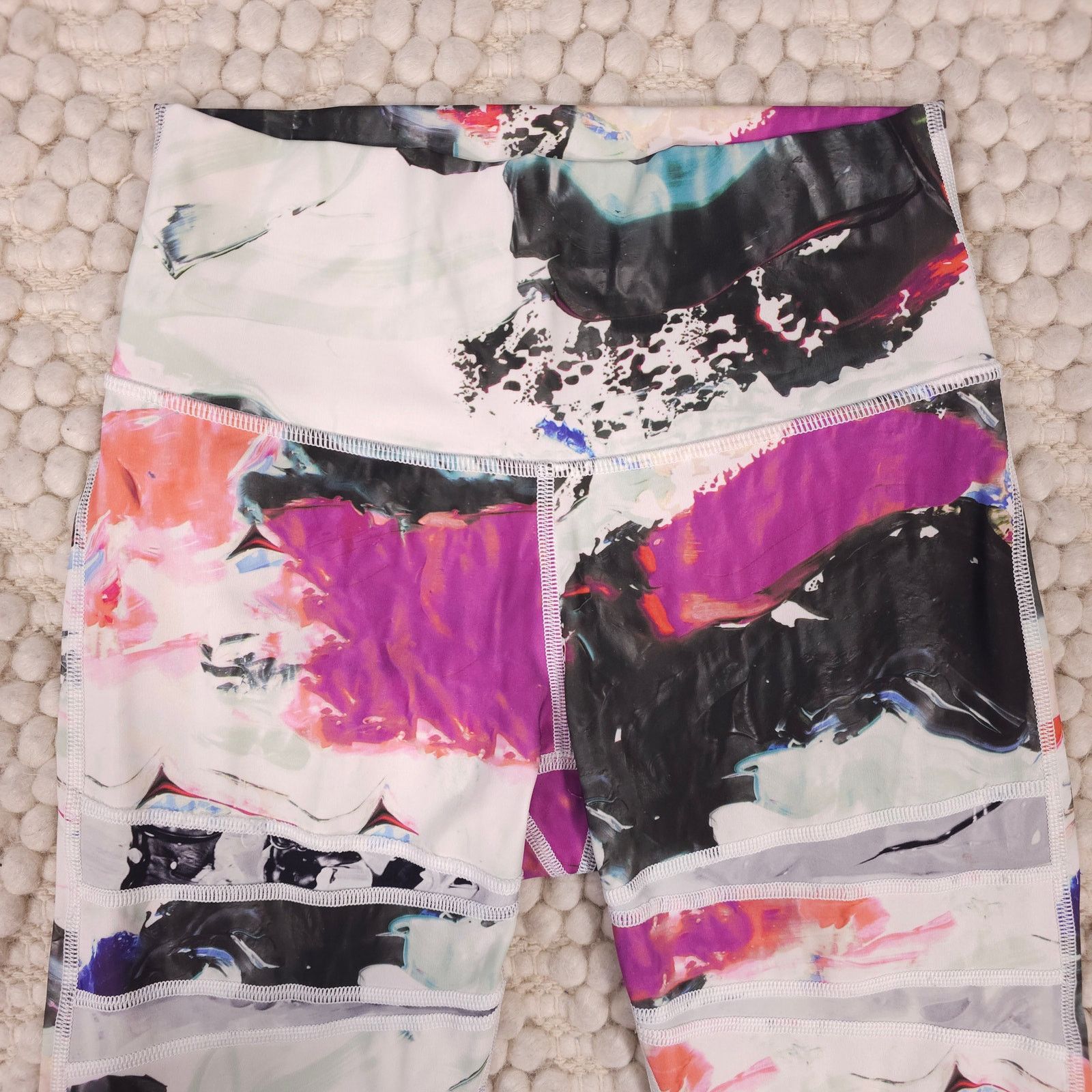 Lululemon Lululemon High Times Leggings Pigment Wave Multi White Size 28" / US 6 / IT 42 - 2 Thumbnail