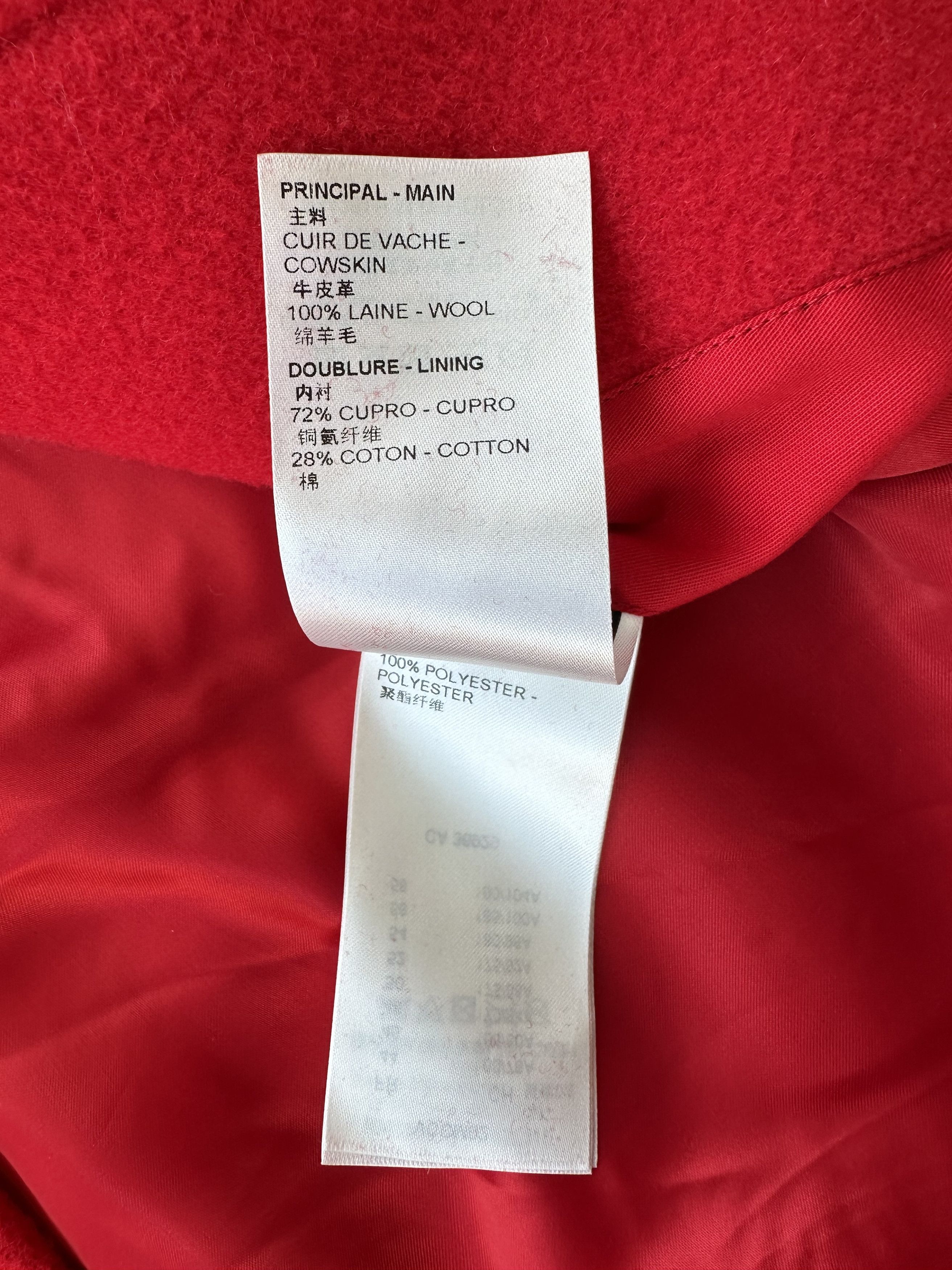 Louis Vuitton × Yayoi Kusama Louis Vuitton Yayoi Kusama Red & White Varsity Jacket Size US XXL / EU 58 / 5 - 7 Thumbnail