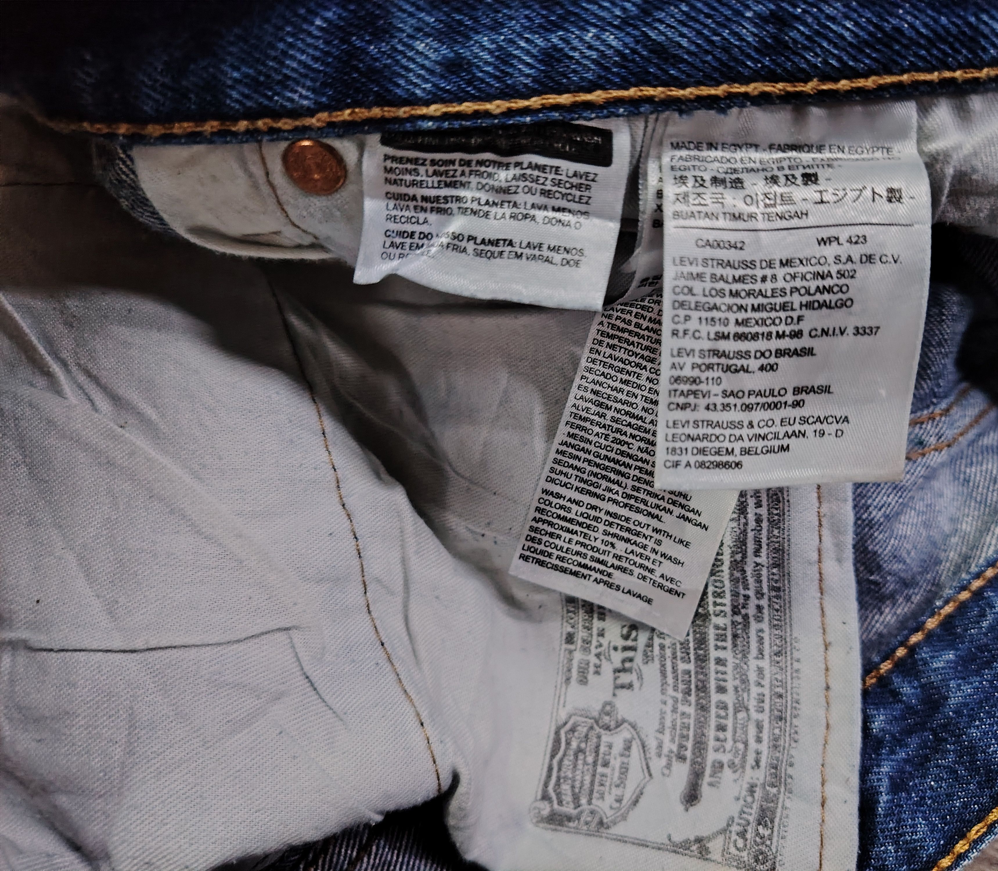 Levi's Levis 501 big saiz - 42 Size US 42 / EU 58 - 7 Thumbnail