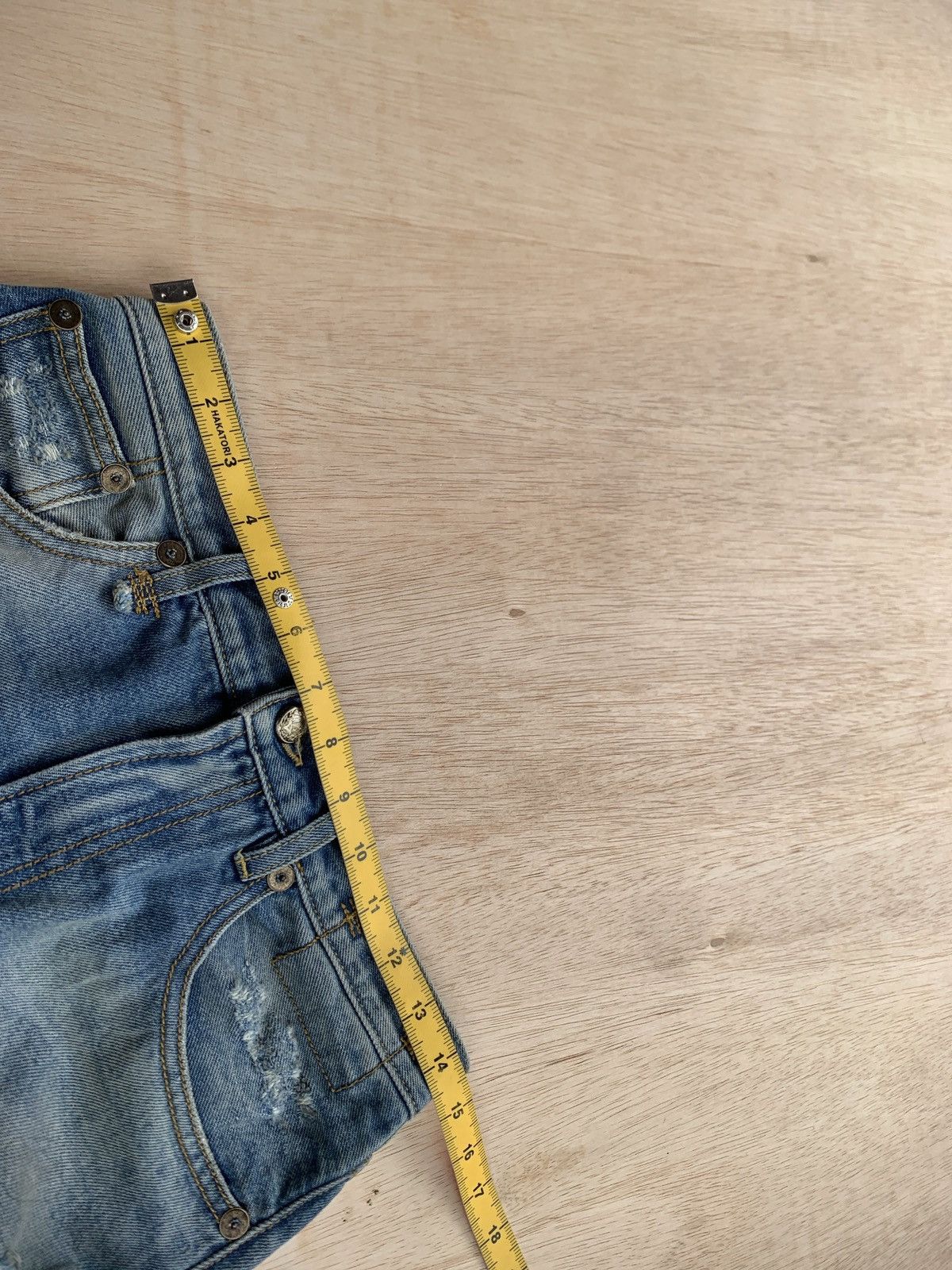 R13 R13 Made In Italy Distressed Denim Size 26" / US 2 / IT 38 - 9 Thumbnail