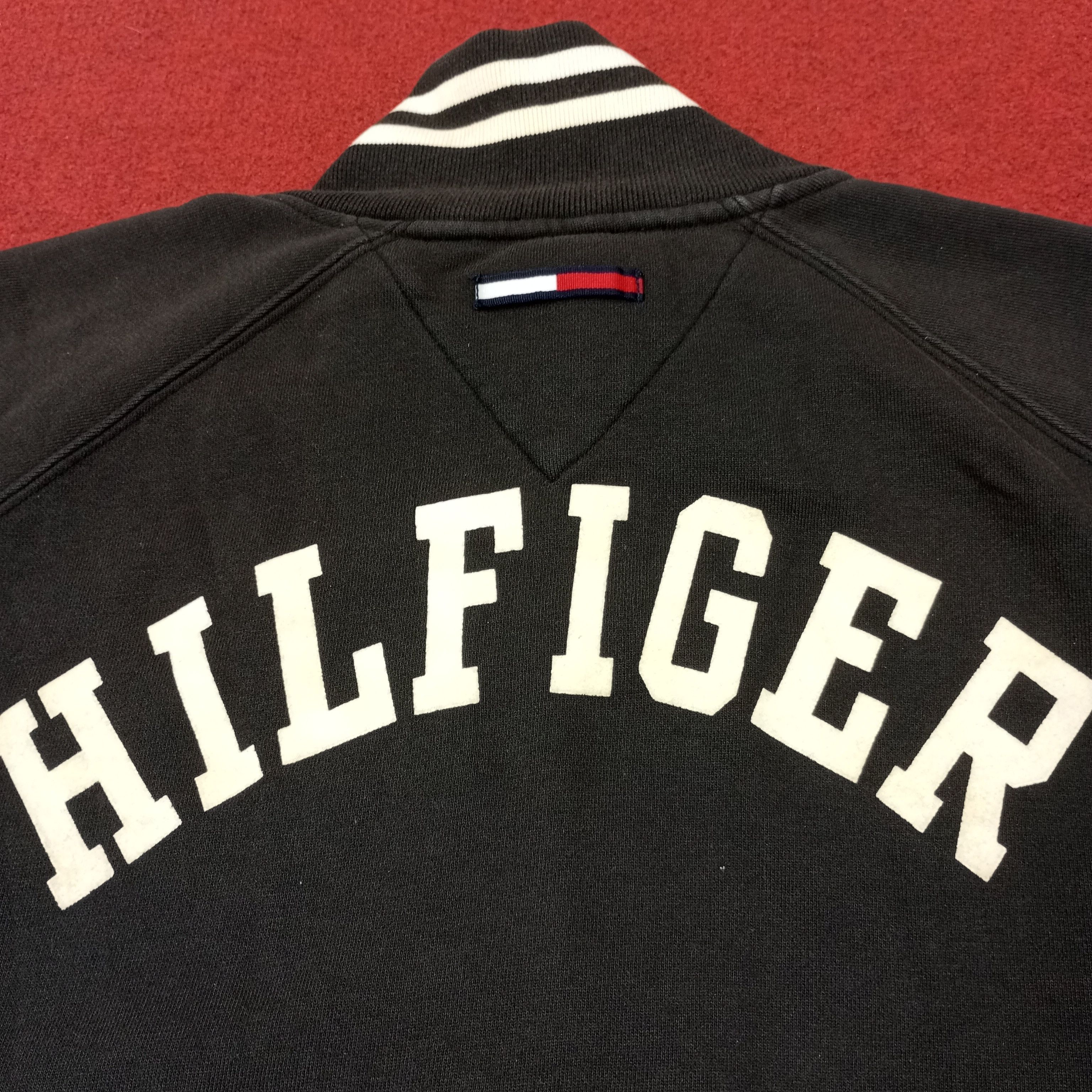 Tommy Hilfiger Tommy Hilfiger Spellout Design Sweater Jacket c255n11 Size US XL / EU 56 / 4 - 2 Thumbnail