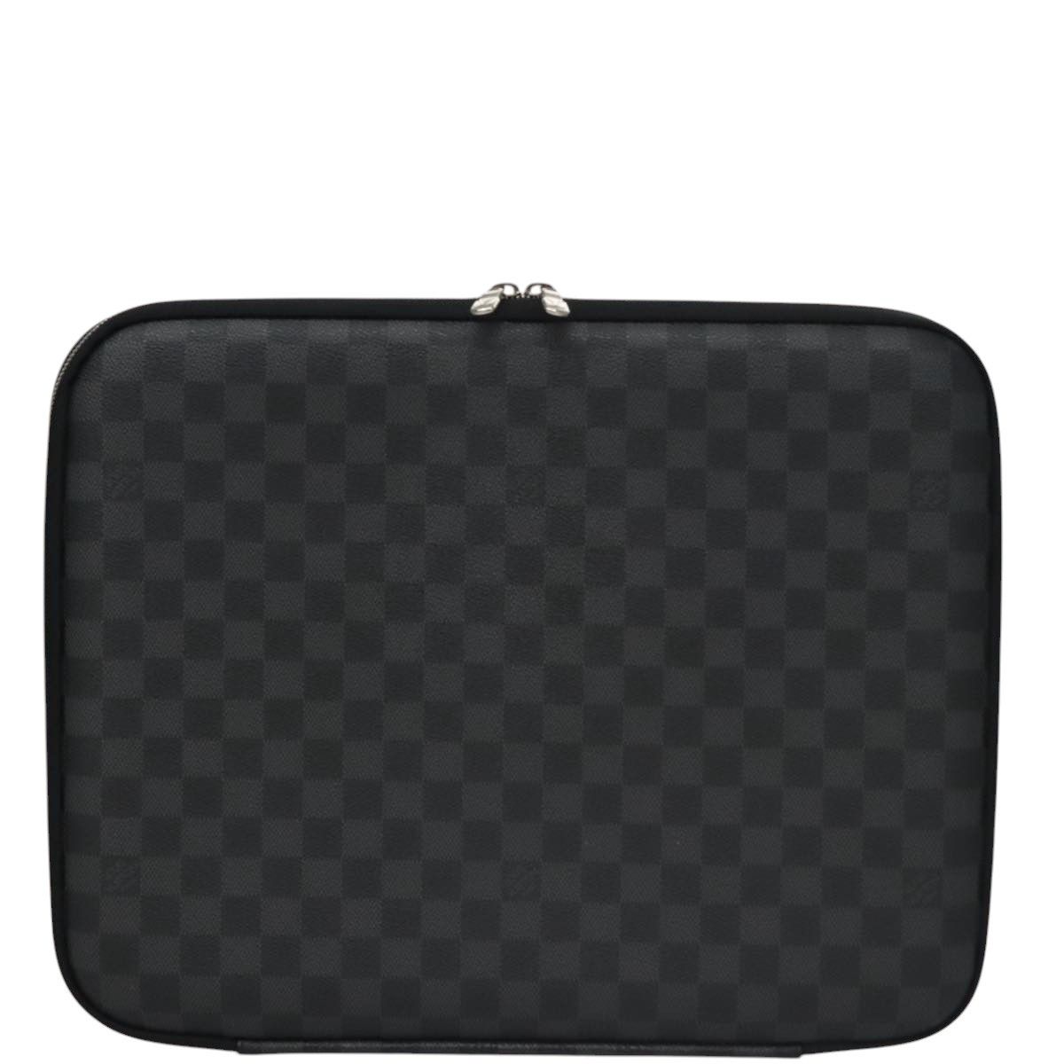 Louis Vuitton Computer Sleeve Black Canvas Clutch Bag (Pre-Owned) Size ONE SIZE - 1 Thumbnail