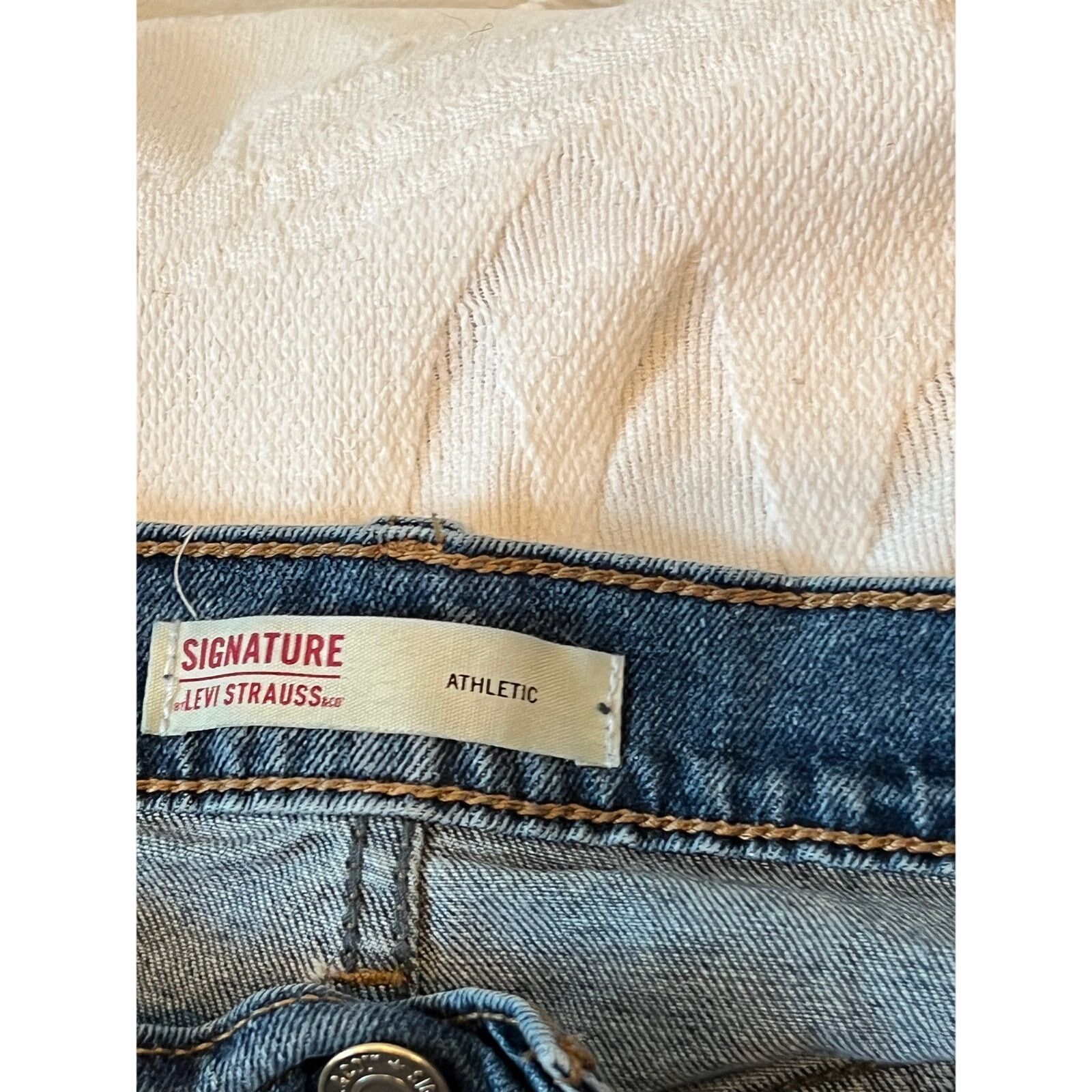 Levi's Levi's Signature Athletic Taper Fit Jeans Mens 34x30 Size US 34 / EU 50 - 3 Thumbnail