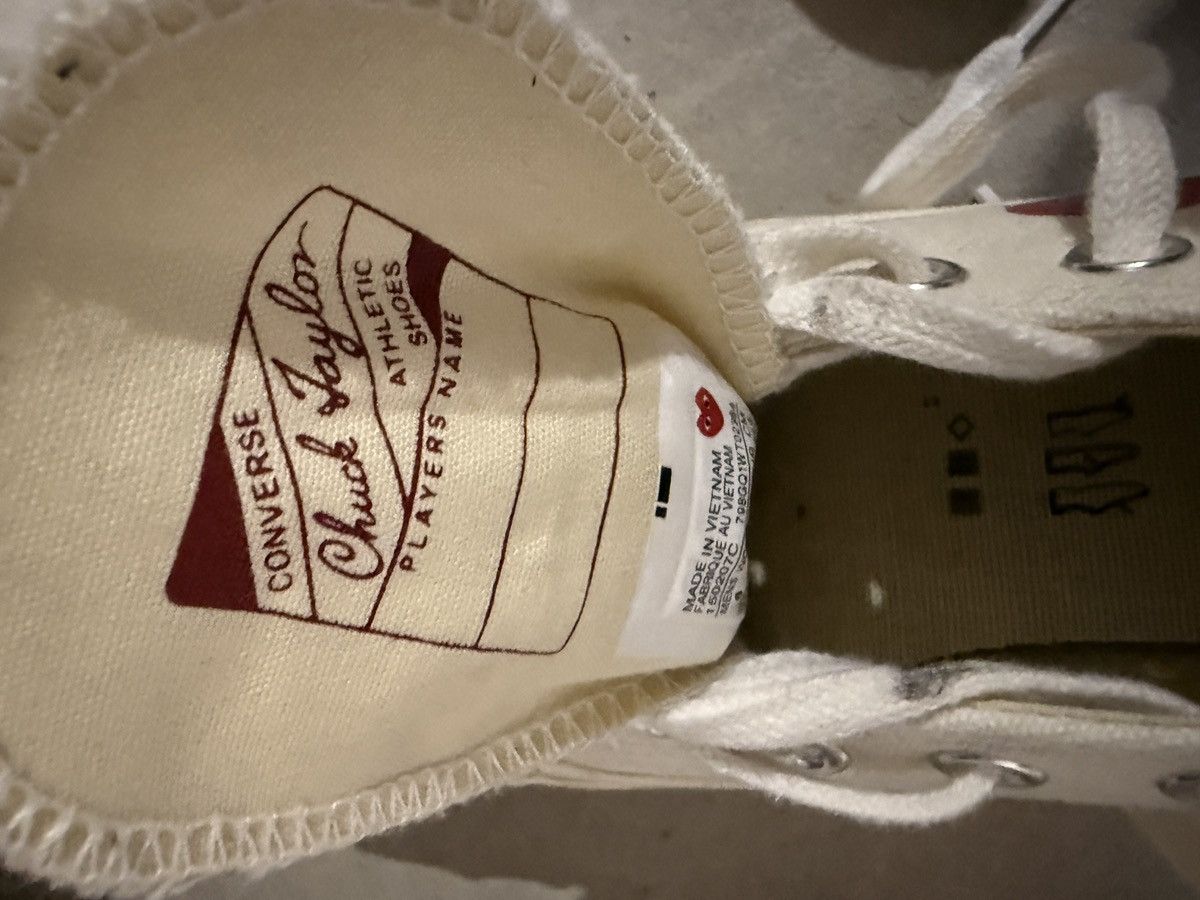 Comme des Garcons PLAY × Converse Converse x Comme Des Garcon M6/W8 Size US 8 / IT 38 - 8 Thumbnail