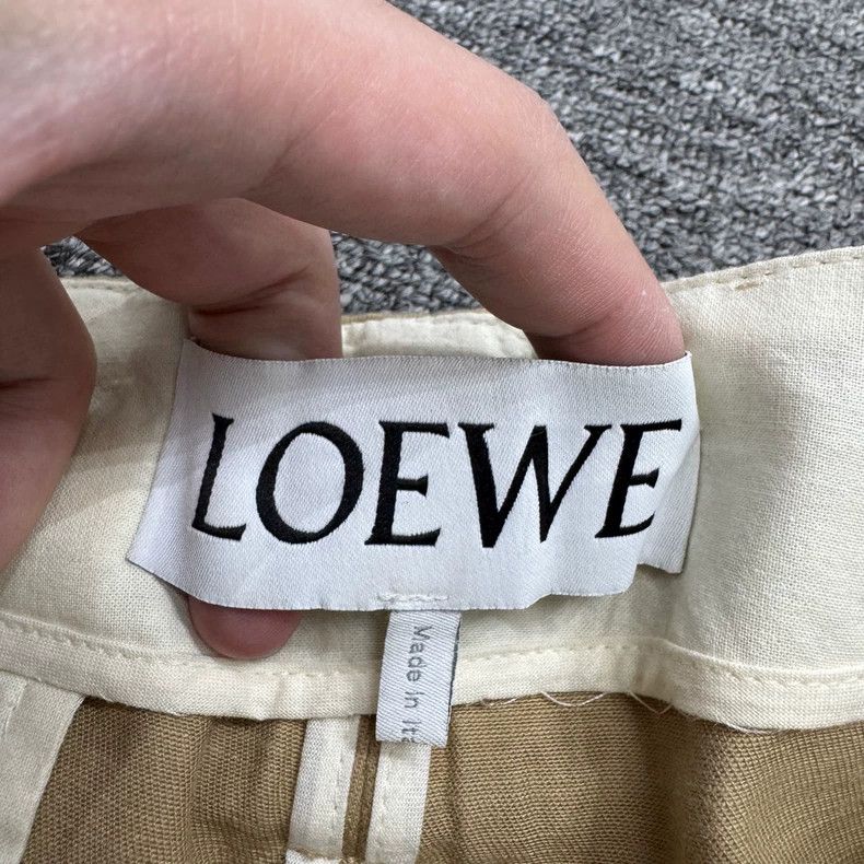 Loewe LOEWE Khaki casual pants Size 32" / US 10 / IT 46 - 2 Thumbnail