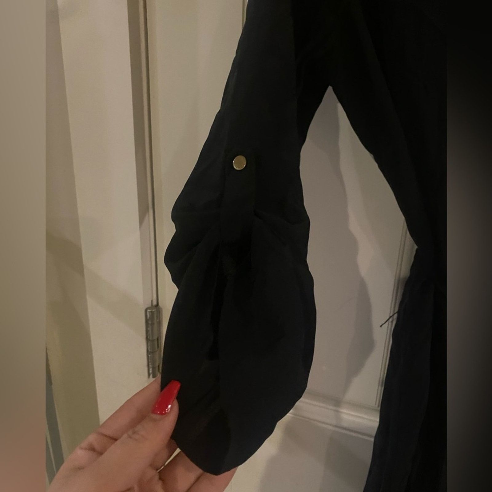 Joie Joie Motega Tie-Waist Silk Dress Black Small Size S / US 4 / IT 40 - 5 Thumbnail