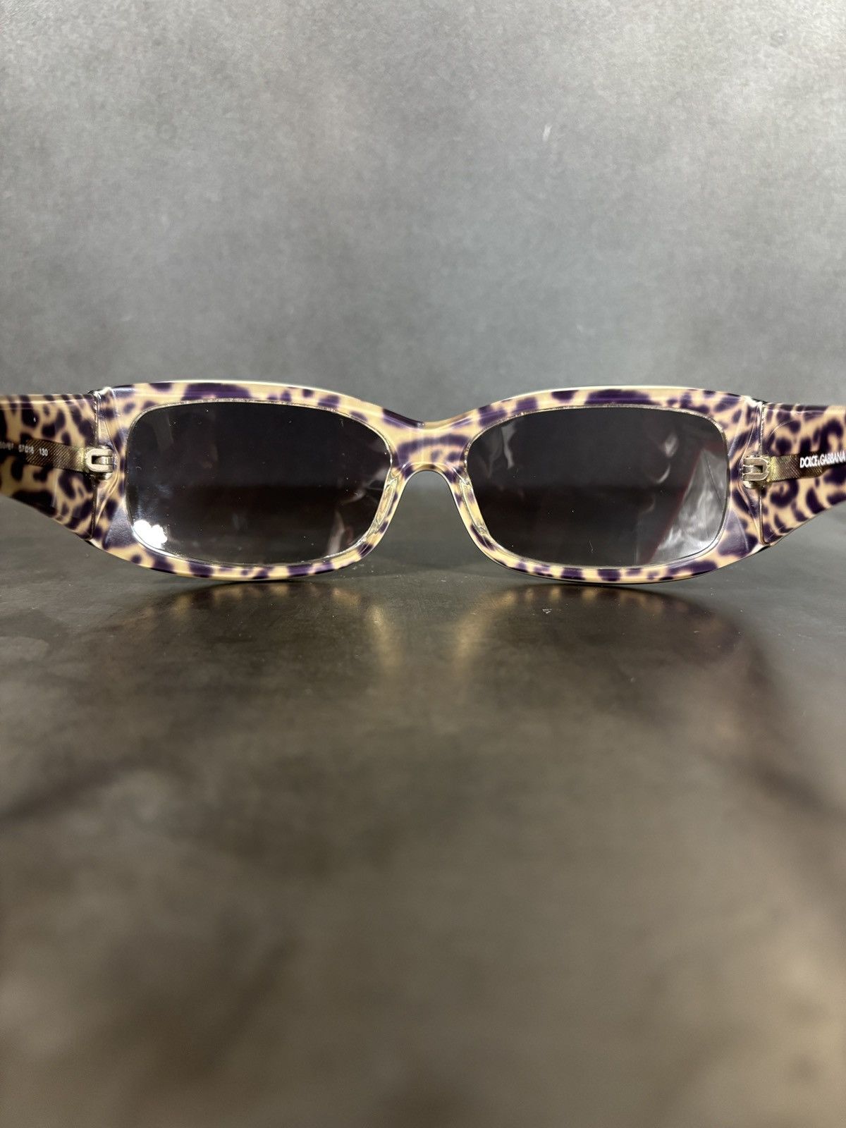 Dolce & Gabbana 2000s Vintage Dolce & Gabbana Sunglasses Cheetah Animal Y2K Size ONE SIZE - 21 Thumbnail