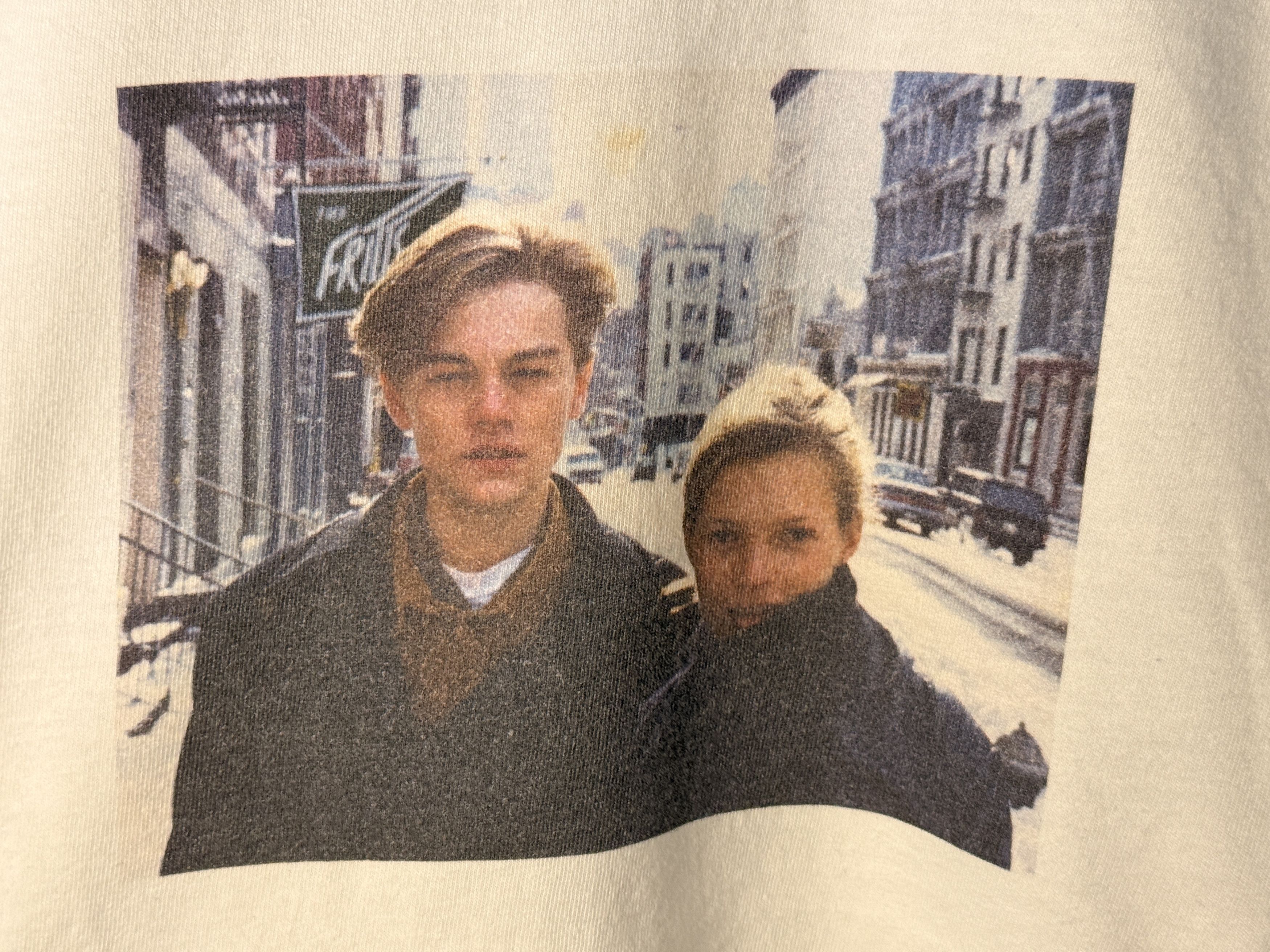 Stussy Larry Clark 1993 photo Leonardo DiCaprio & Kate Moss Size US S / EU 44-46 / 1 - 2 Thumbnail