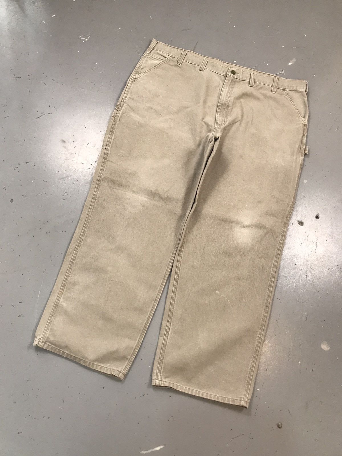 Carhartt × Vintage Vintage Carhartt B11 DES carpenter denim Size US 44 / EU 60 - 2 Thumbnail