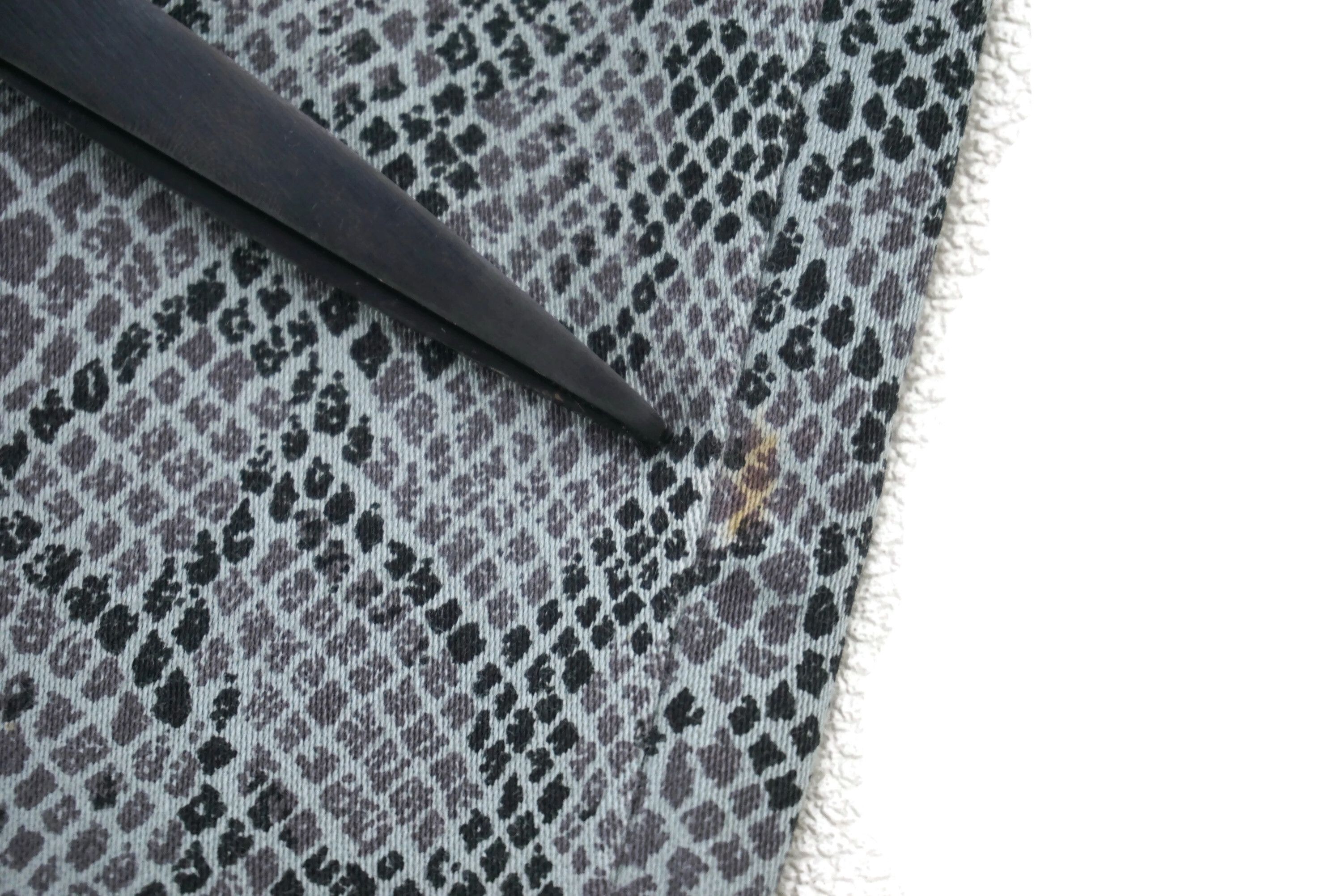 Japanese Brand Sasson Pants fit W29xL30.5 Snake Print Straight-Leg Size 29" - 7 Thumbnail