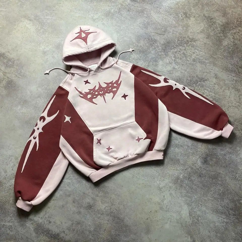 Vintage Patch Oversized Sweater Pullover Hoodie Size US XL / EU 56 / 4 - 1 Thumbnail