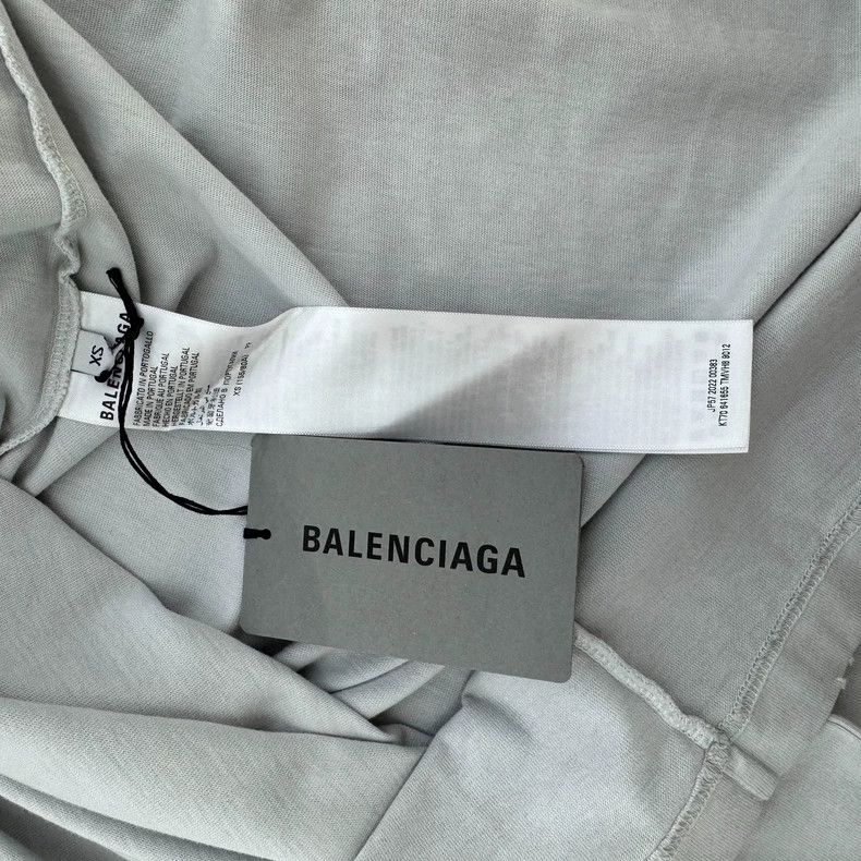 Balenciaga Balenciaga Washed Out Slogan Printed Logo Short Sleeve T-S Size US XS / EU 42 / 0 - 4 Thumbnail