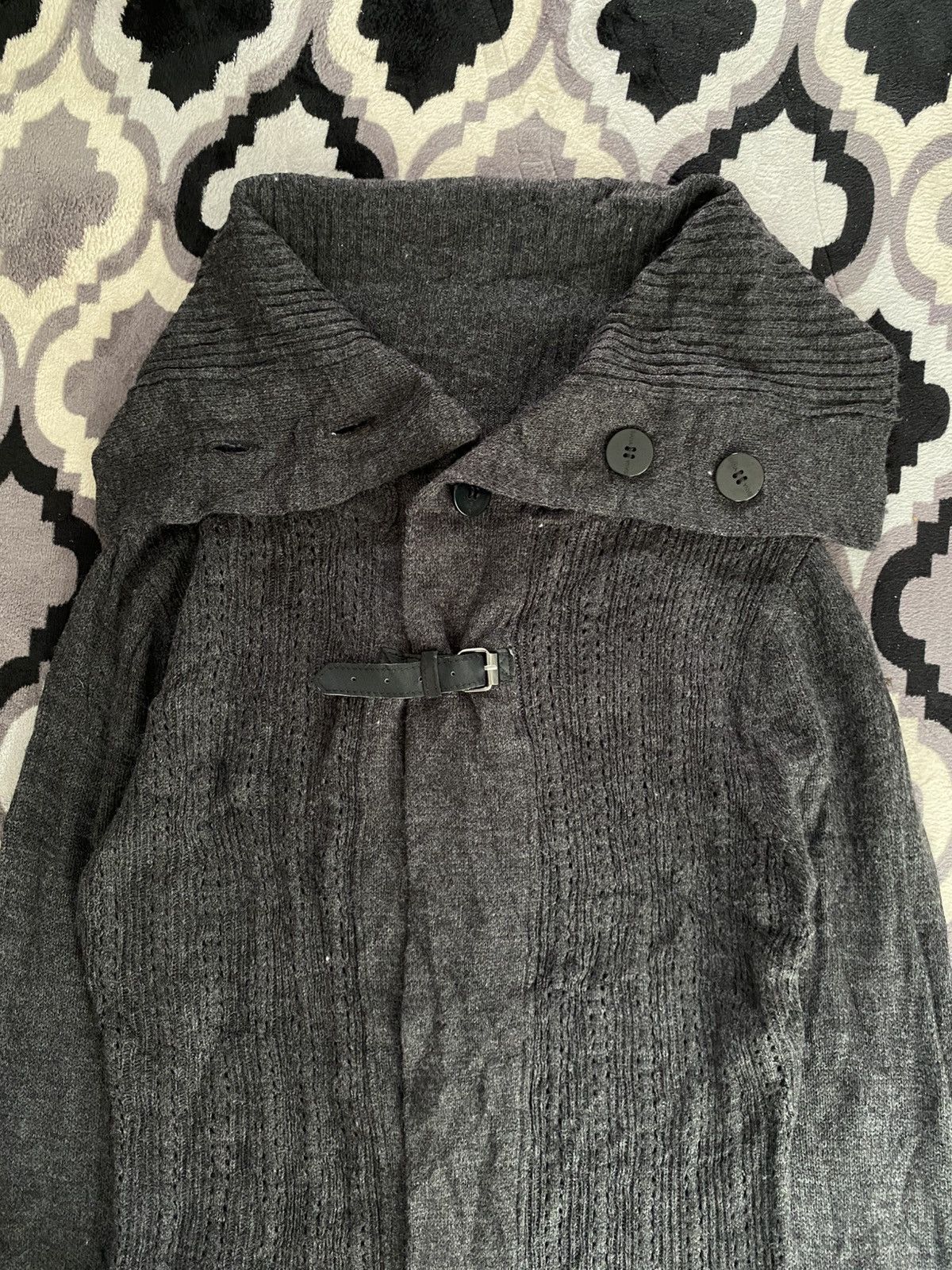 Le Grande Bleu (L.G.B.) Siana bondage turtle neck bono knit jacket Size US M / EU 48-50 / 2 - 3 Thumbnail