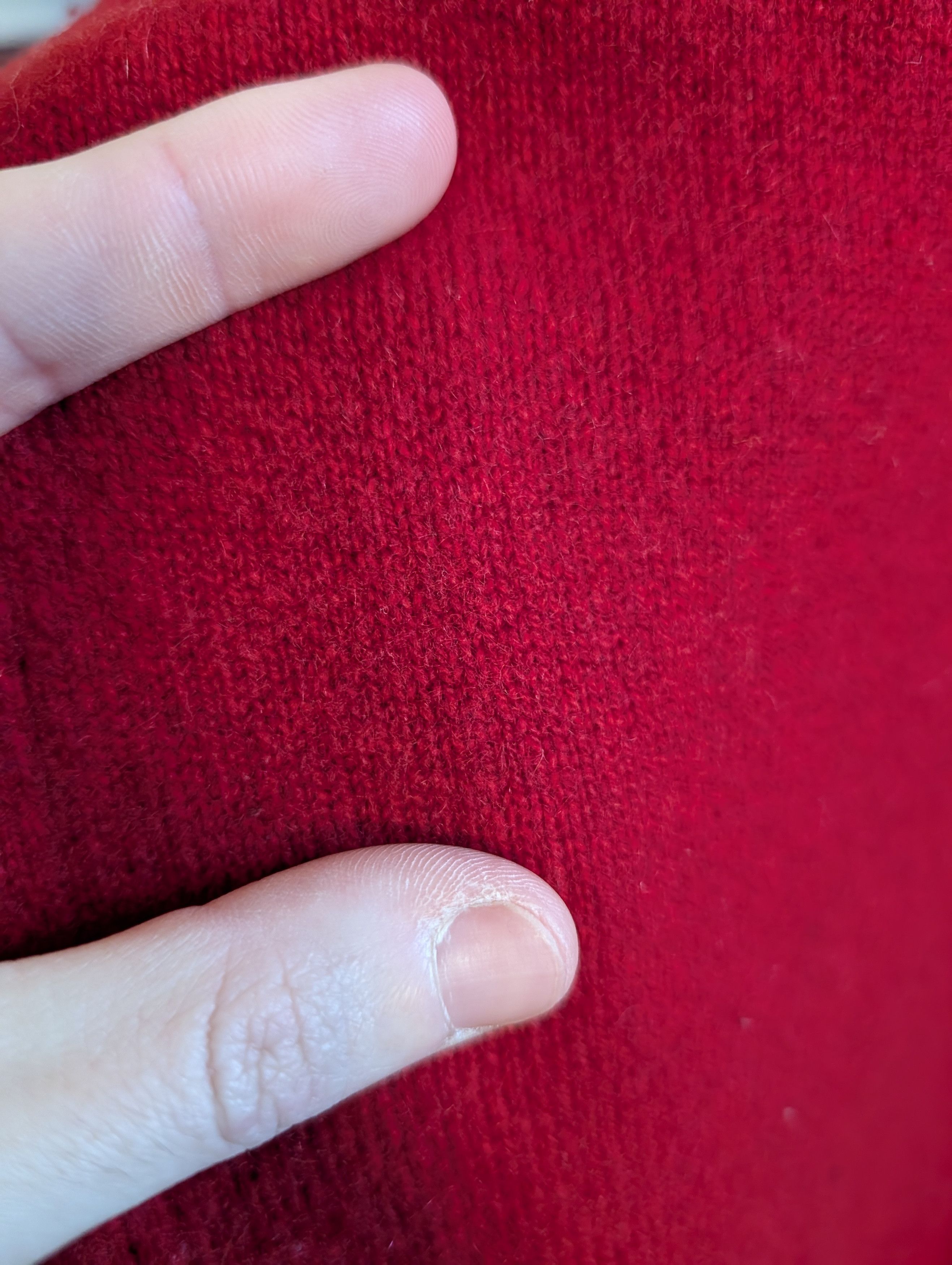 Bullock & Jones VTG Pure Cashmere Red Made in Scotland Knit Sweater Size US L / EU 52-54 / 3 - 4 Thumbnail