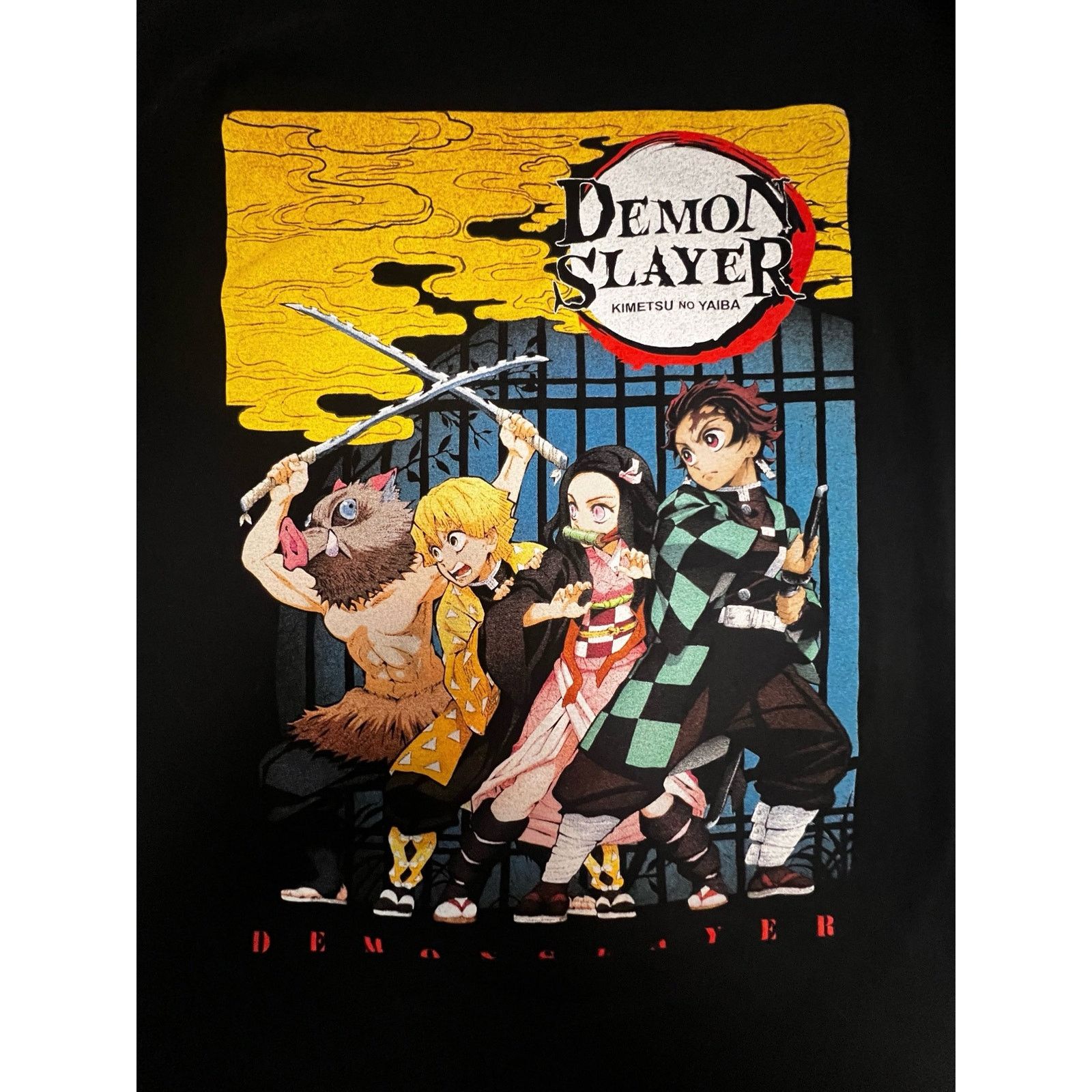 Other Demon Slayer: Kimetsu No Yaiba Group Poster Black T-Shirt Size US M / EU 48-50 / 2 - 4 Thumbnail
