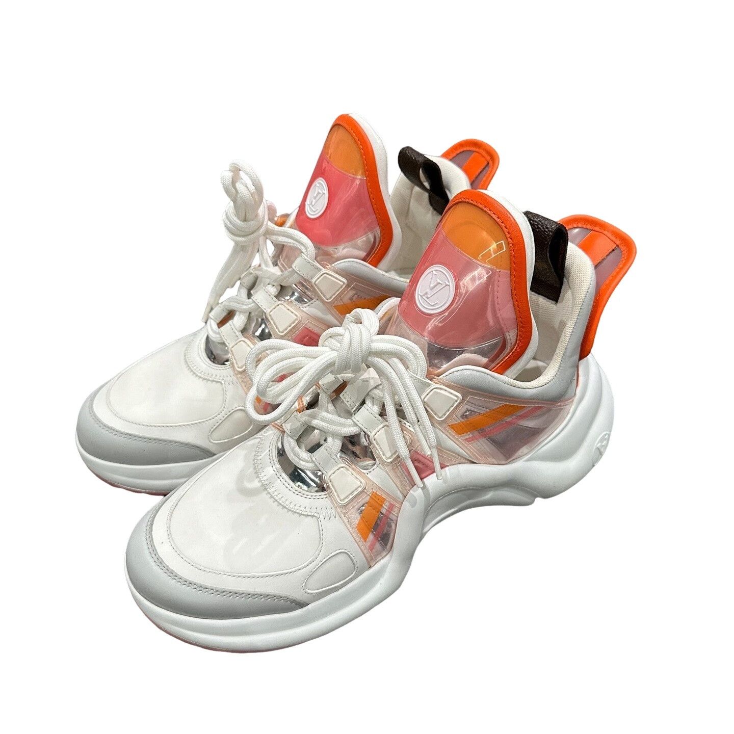 Louis Vuitton Louis Vuitton Archlight Orange White Sneakers 39.5 Size US 6.5 / EU 39-40 - 1 Thumbnail