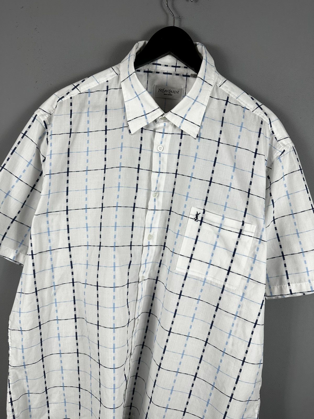 Yves Saint Laurent Vintage Yves Saint Laurent Shirt 90's Size US XXL / EU 58 / 5 - 2 Thumbnail