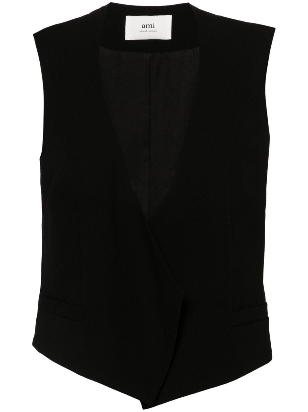AMI WOOL SLEEVELESS JACKET Size XS / US 0-2 / IT 36-38 - 1 Thumbnail