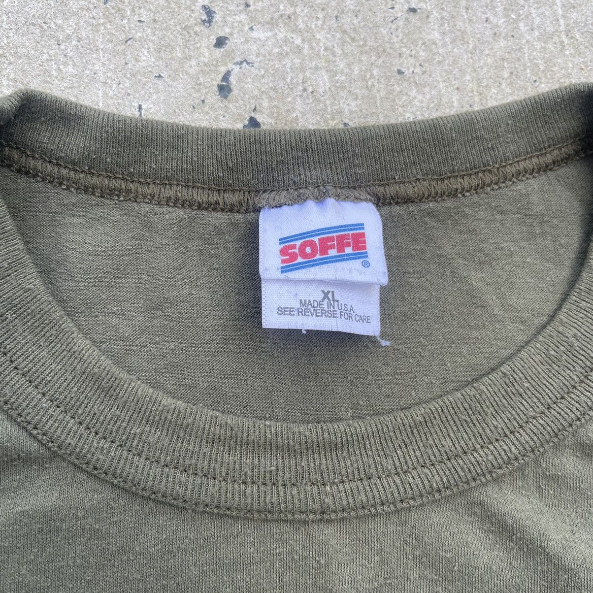 Soffe Vintage 90s SOFFE Army Green Blank Long Sleeve Shirt Size US XL / EU 56 / 4 - 3 Thumbnail
